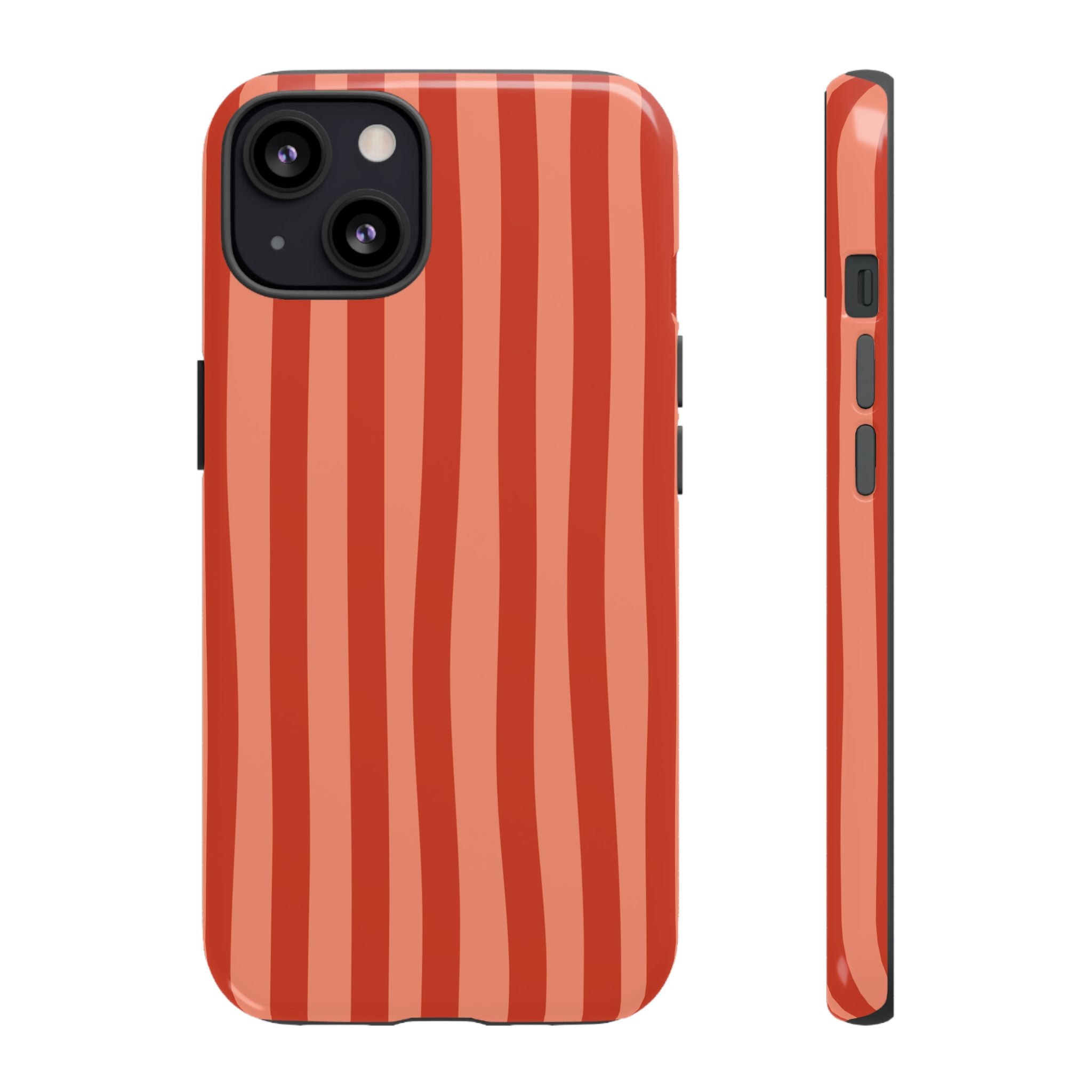 Orange Crush | Wavy Stripe iPhone Case