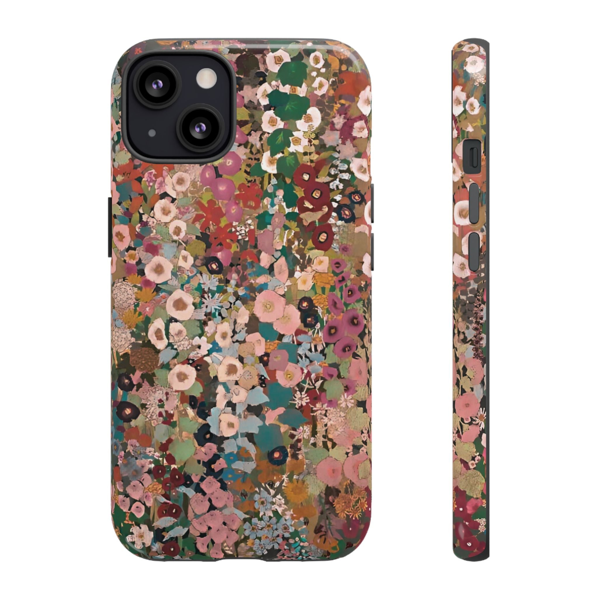 Funda para iPhone con diseño de flores de alhelí