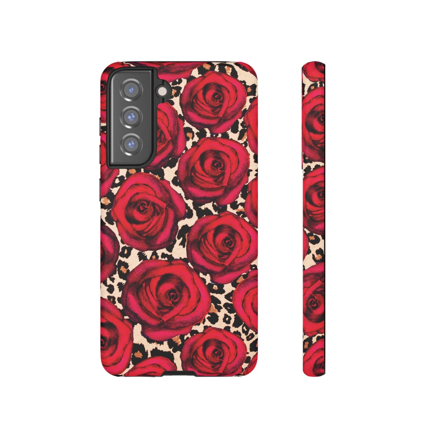 Rose Leopard | Red Floral Case