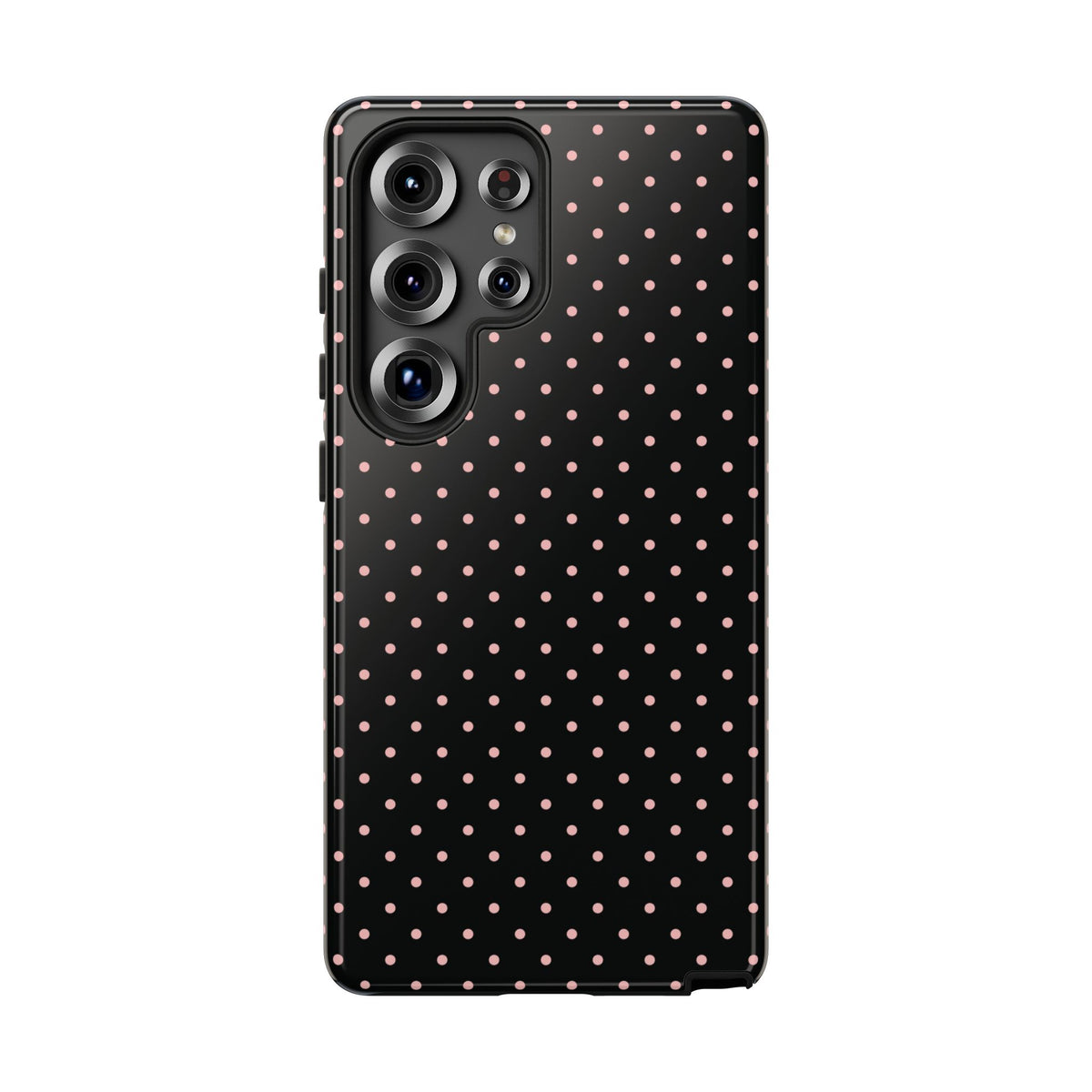 Polka Flirt | Pink & Black Polka Dot Galaxy Case