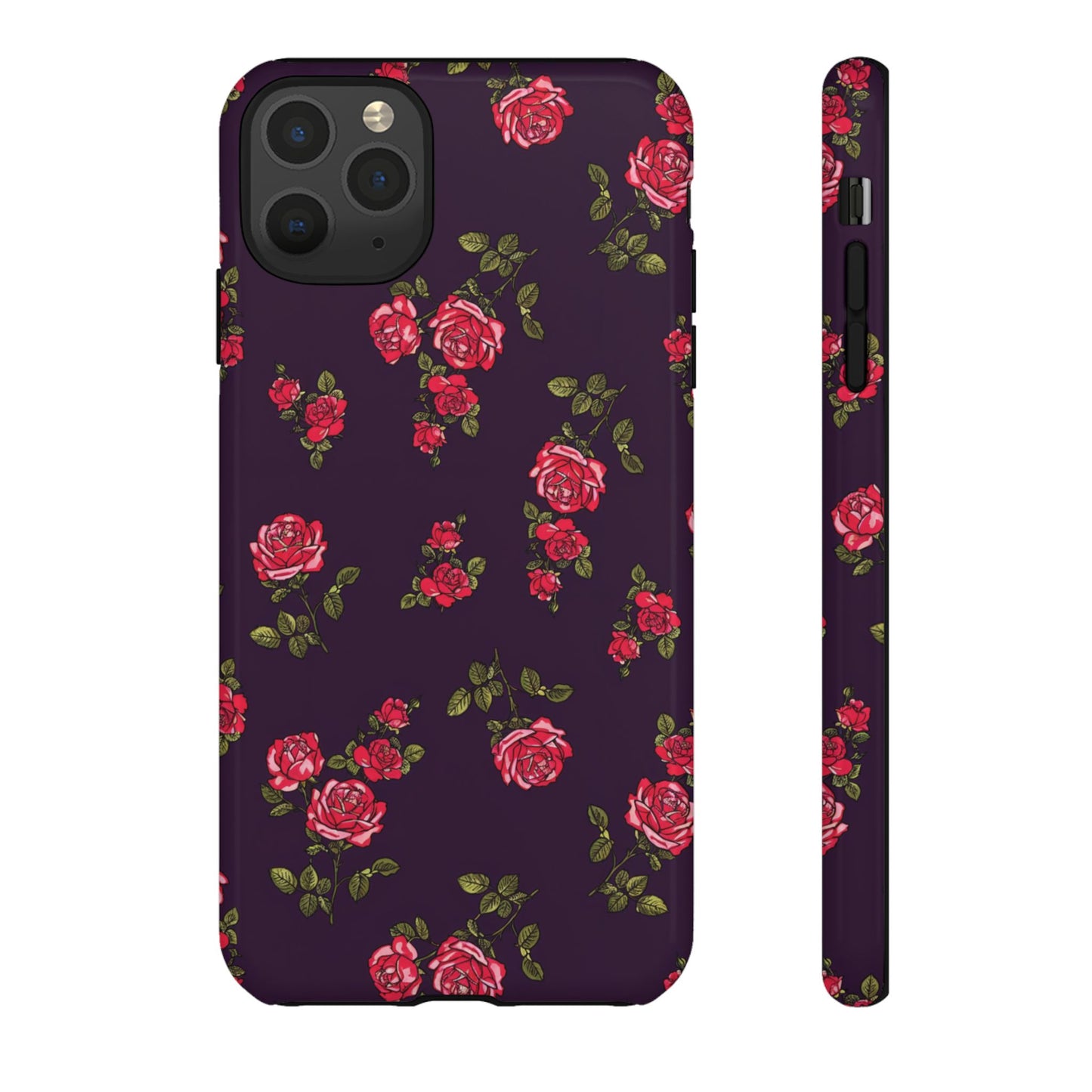 Enchanteur | Coque iPhone à motif floral indigo