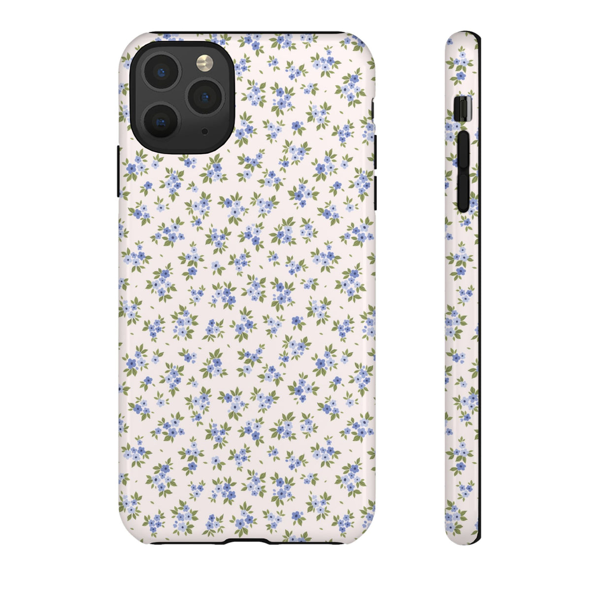 Love Notes | Blue Ditsy Floral iPhone Case