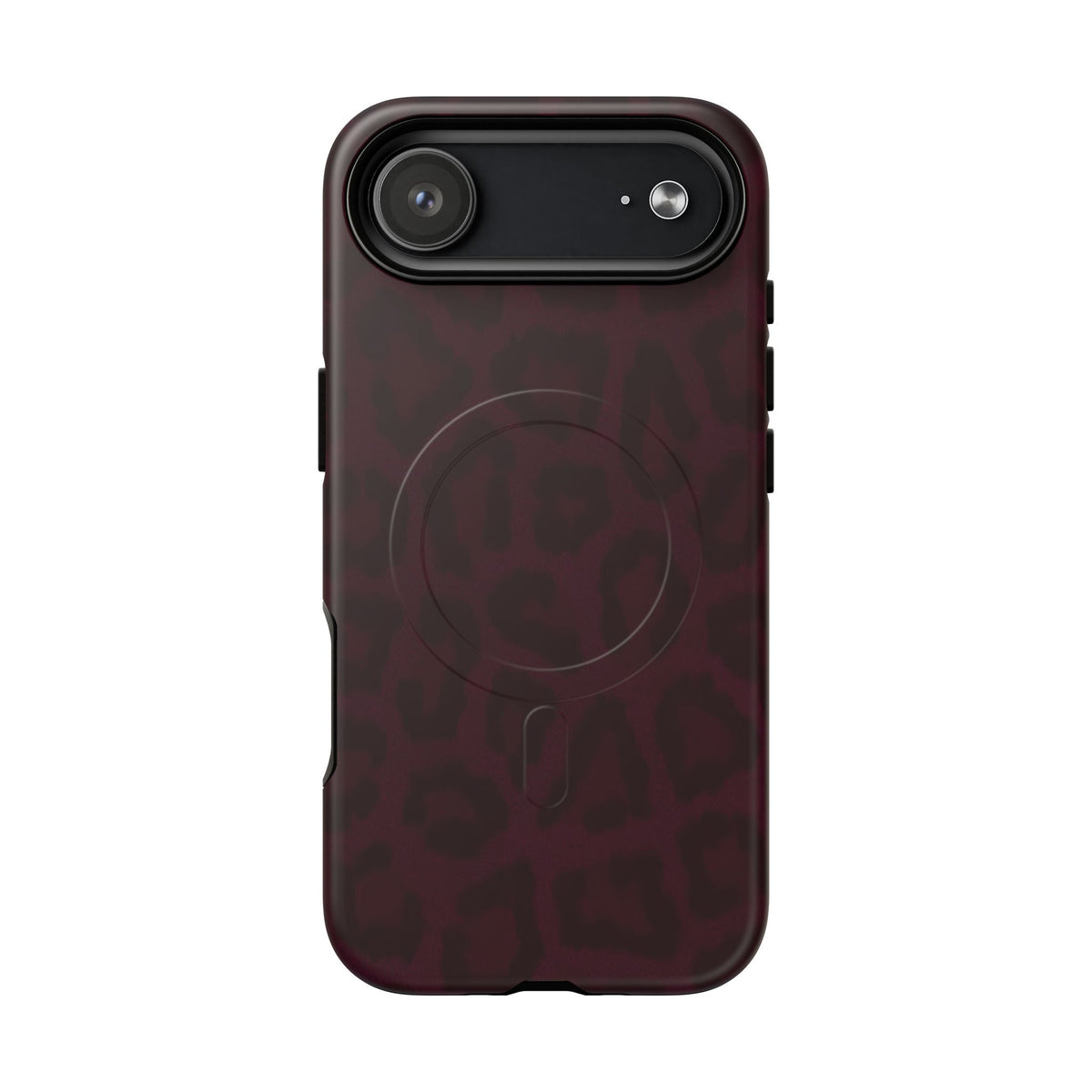 Black Cherry | Burgundy Leopard MagSafe Case