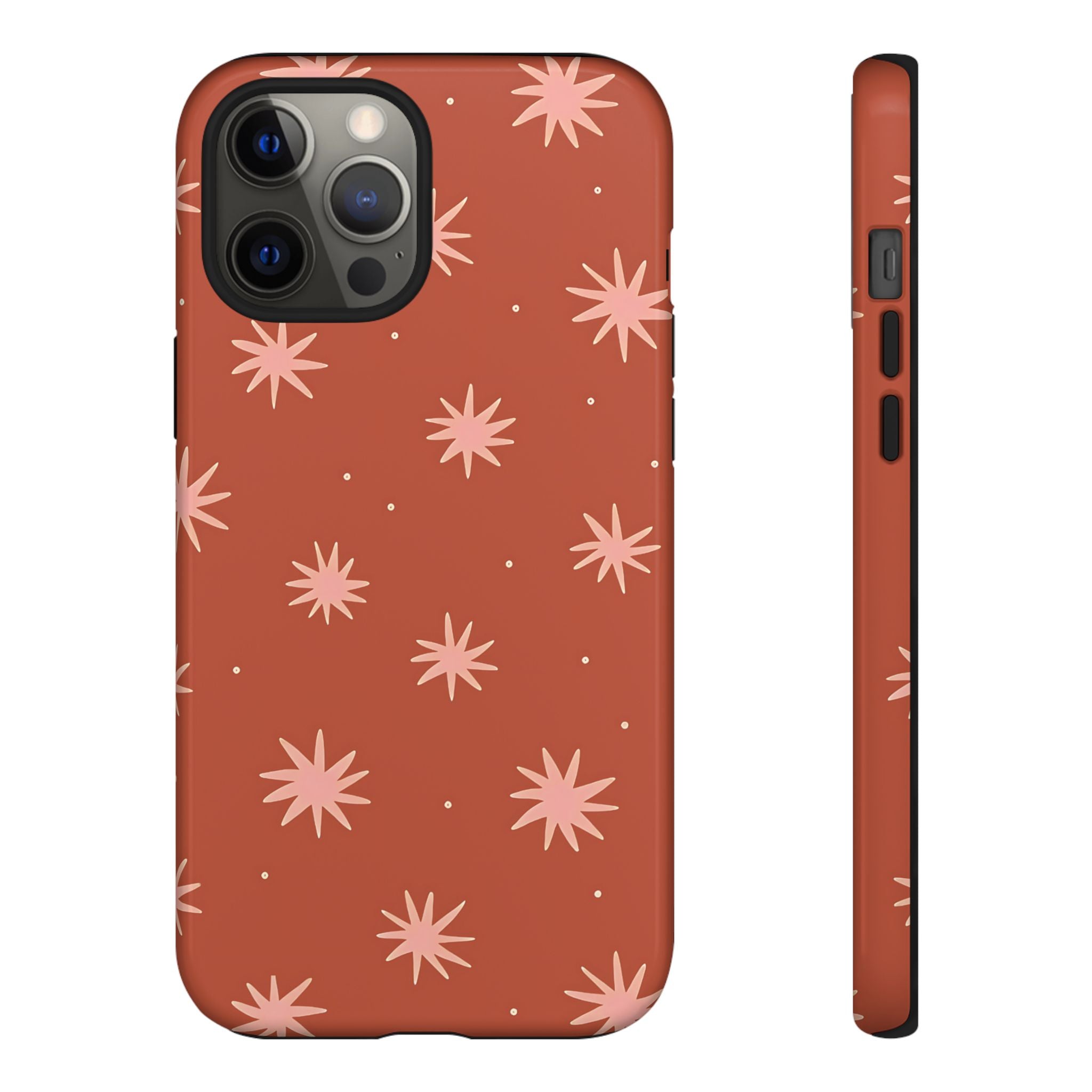 Boho Stars | Coque iPhone rétro orange