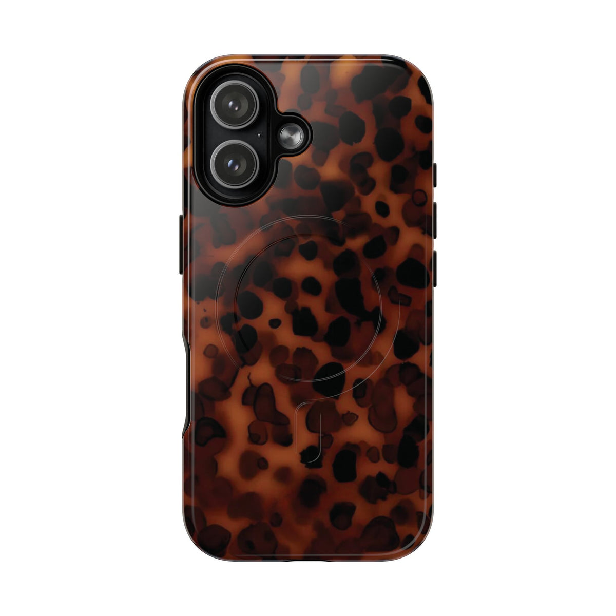 Shell Game | Dark Tortoiseshell Print MagSafe Case