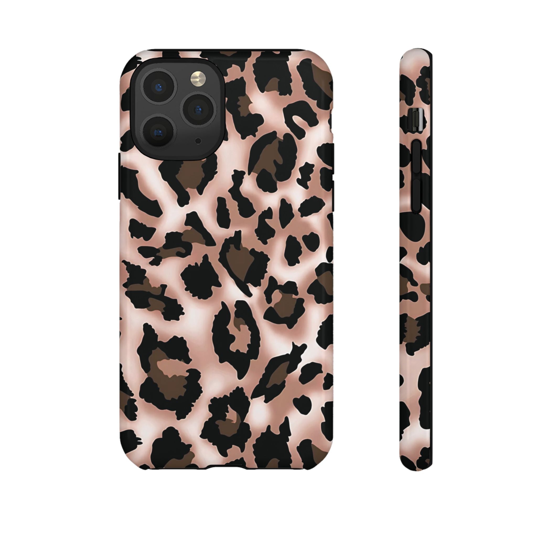 Funda para iPhone con estampado de leopardo y manchas
