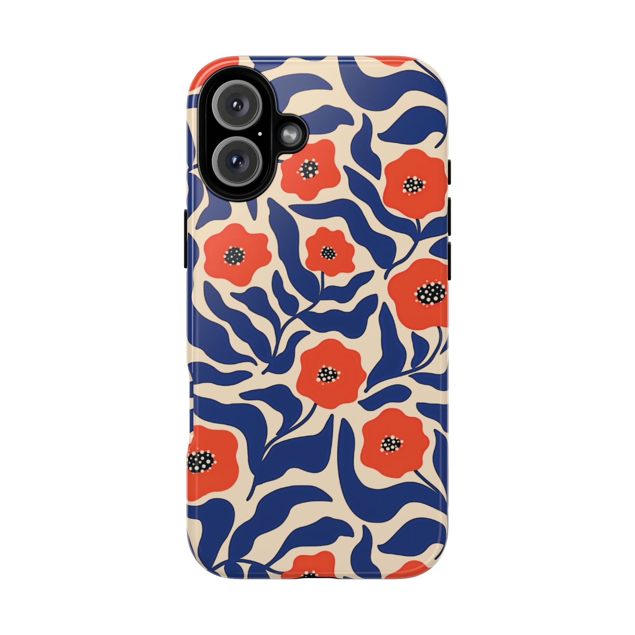 Indigo Poppy Phone Case