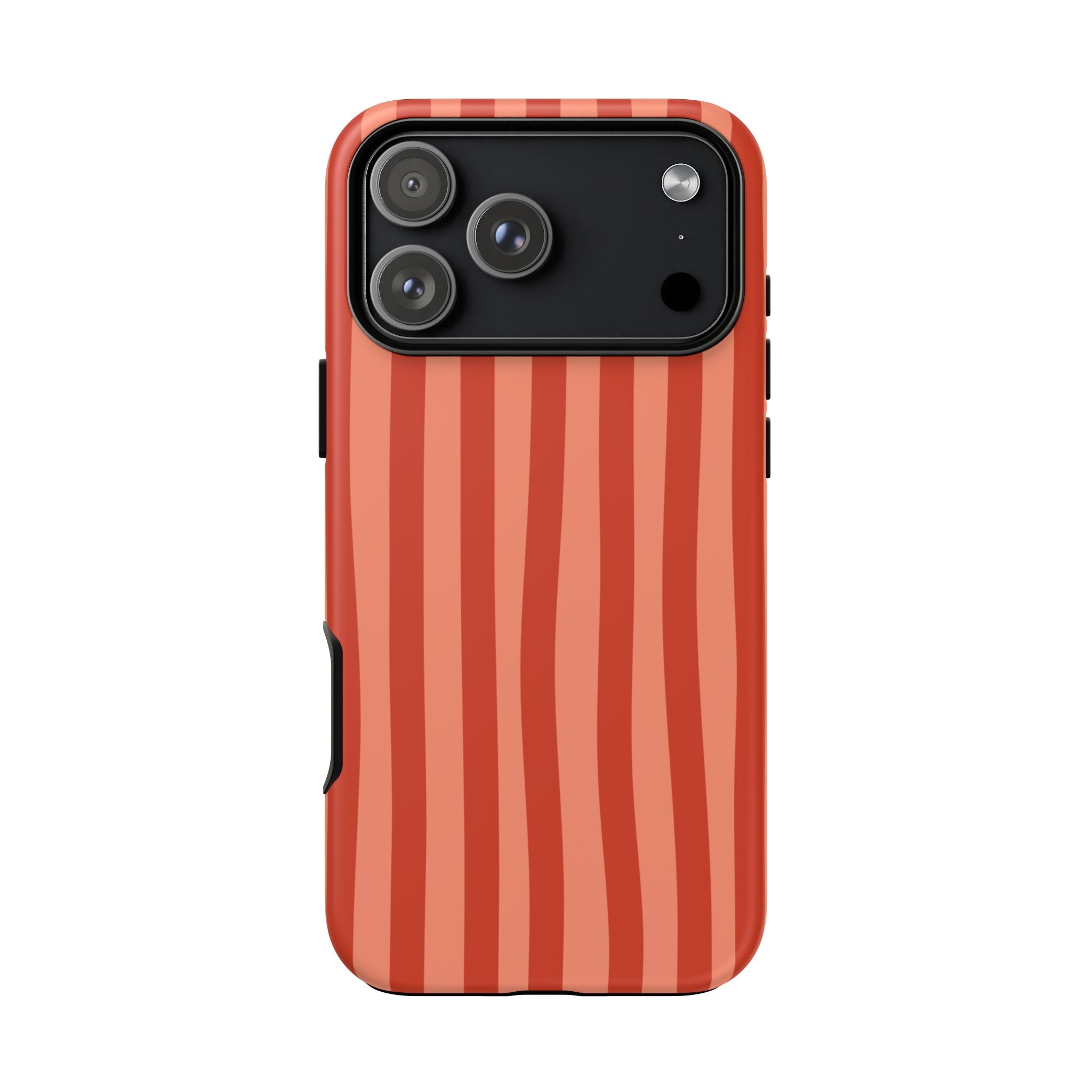 Orange Crush | Wavy Stripe iPhone Case