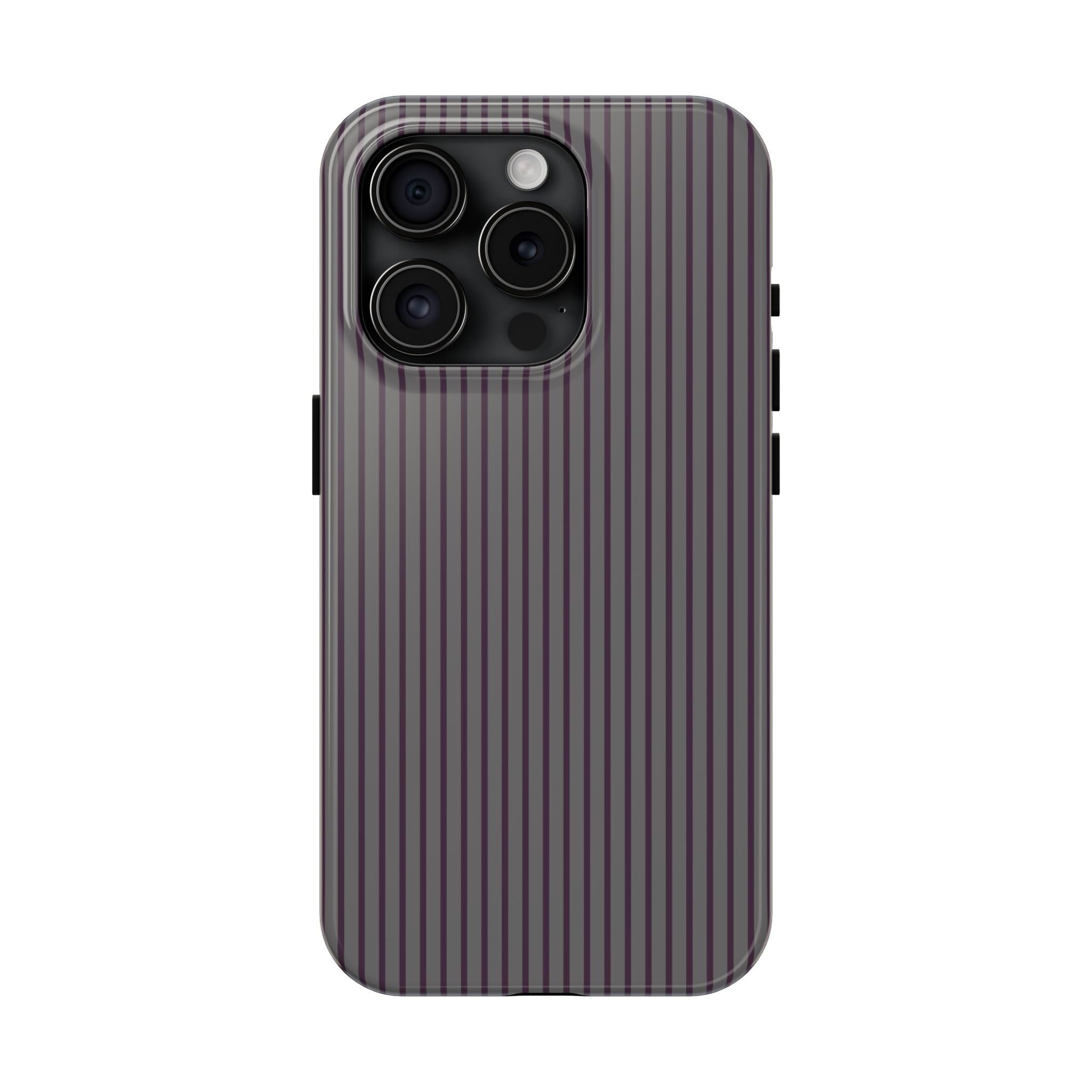 Trendsetter Gray Pinstripe iPhone Case
