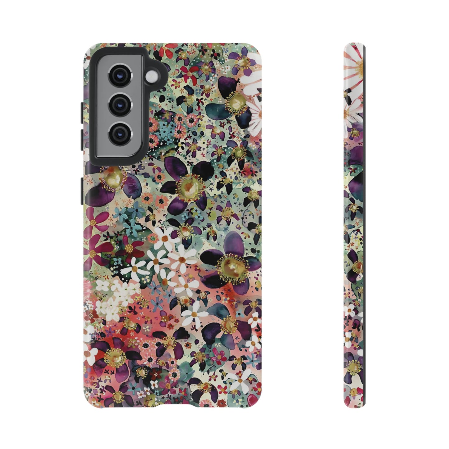 Flower Bomb | Colorful Floral Galaxy Case