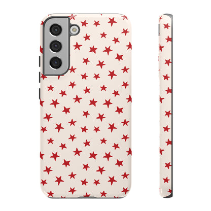 Starstruck | Red Stars Galaxy Case