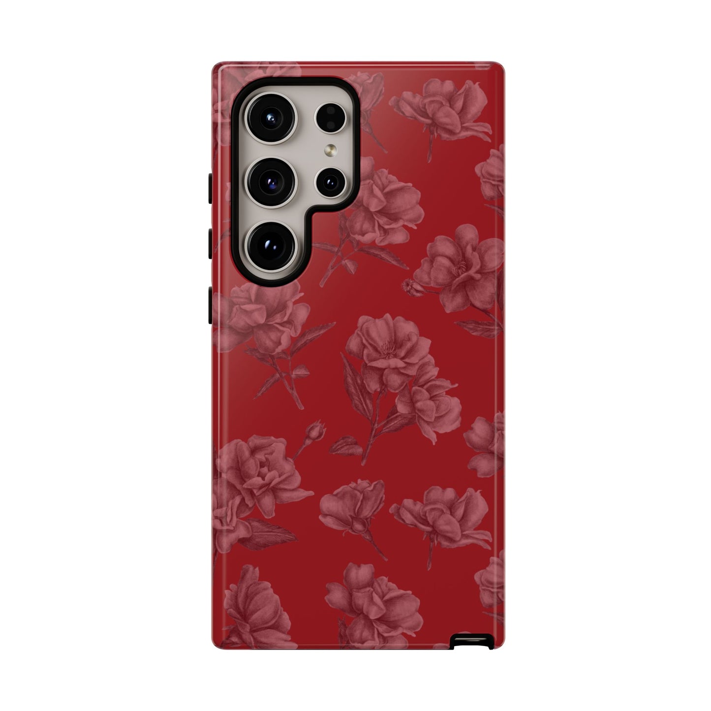 Roses Are Red | Red Floral Case