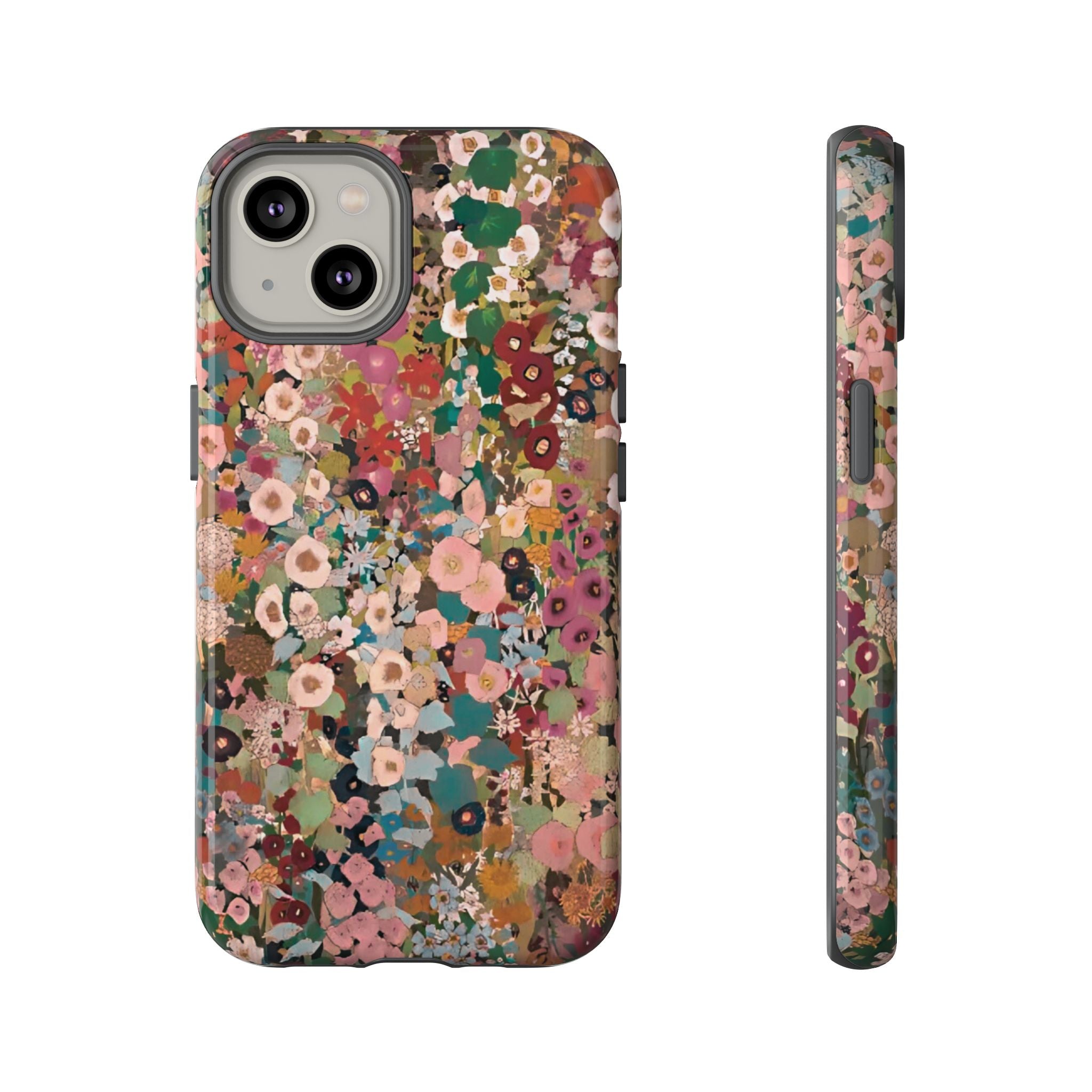 Funda para iPhone con diseño de flores de alhelí