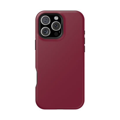 Burgundy Bliss | Satin Finish iPhone Case