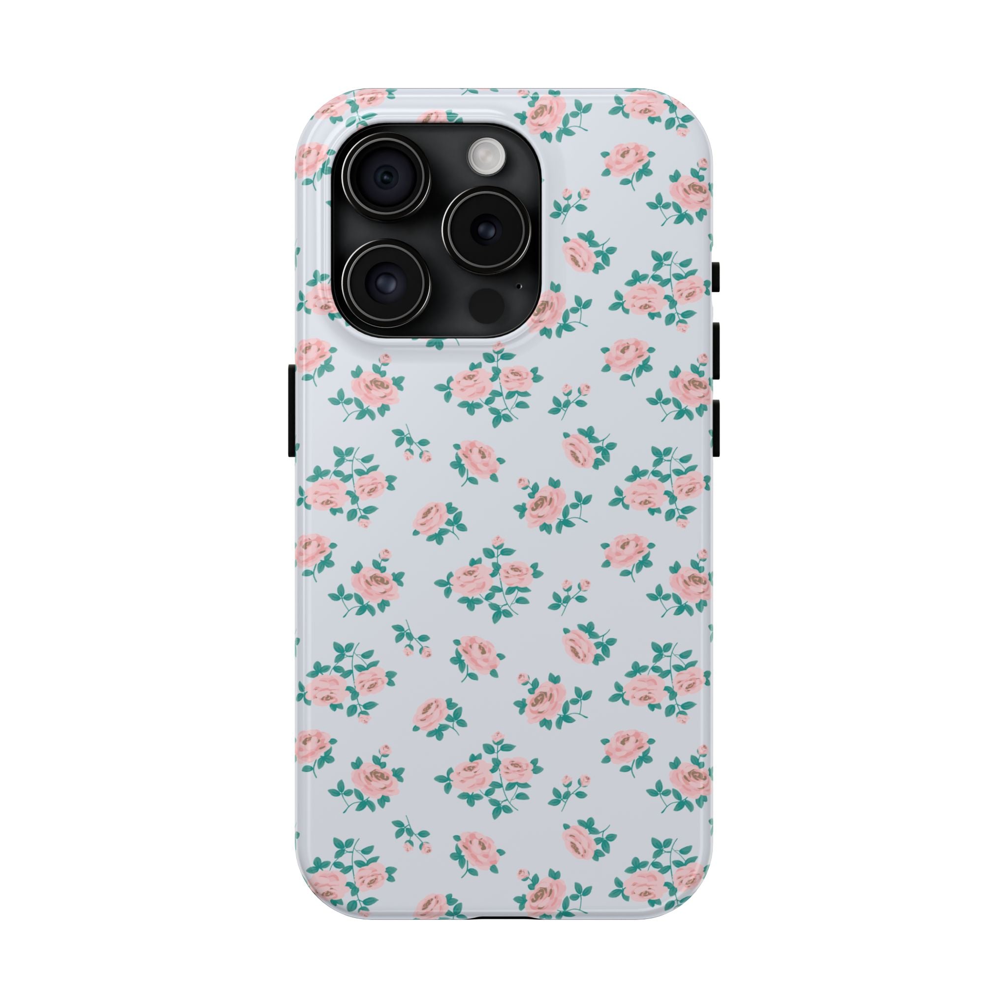 Baby Blue Floral iPhone Case