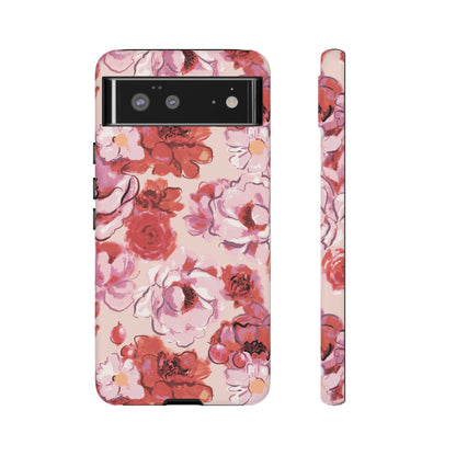 Charmed | Pink Painted Roses Case