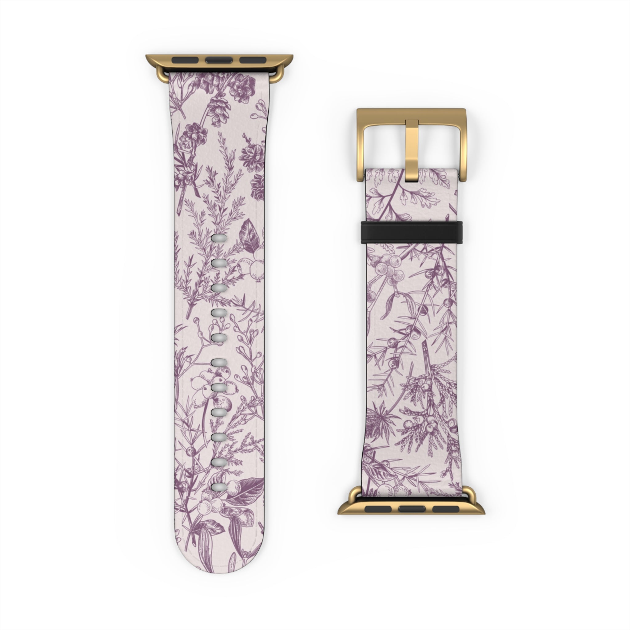 Plum Botanical Apple Watch Band