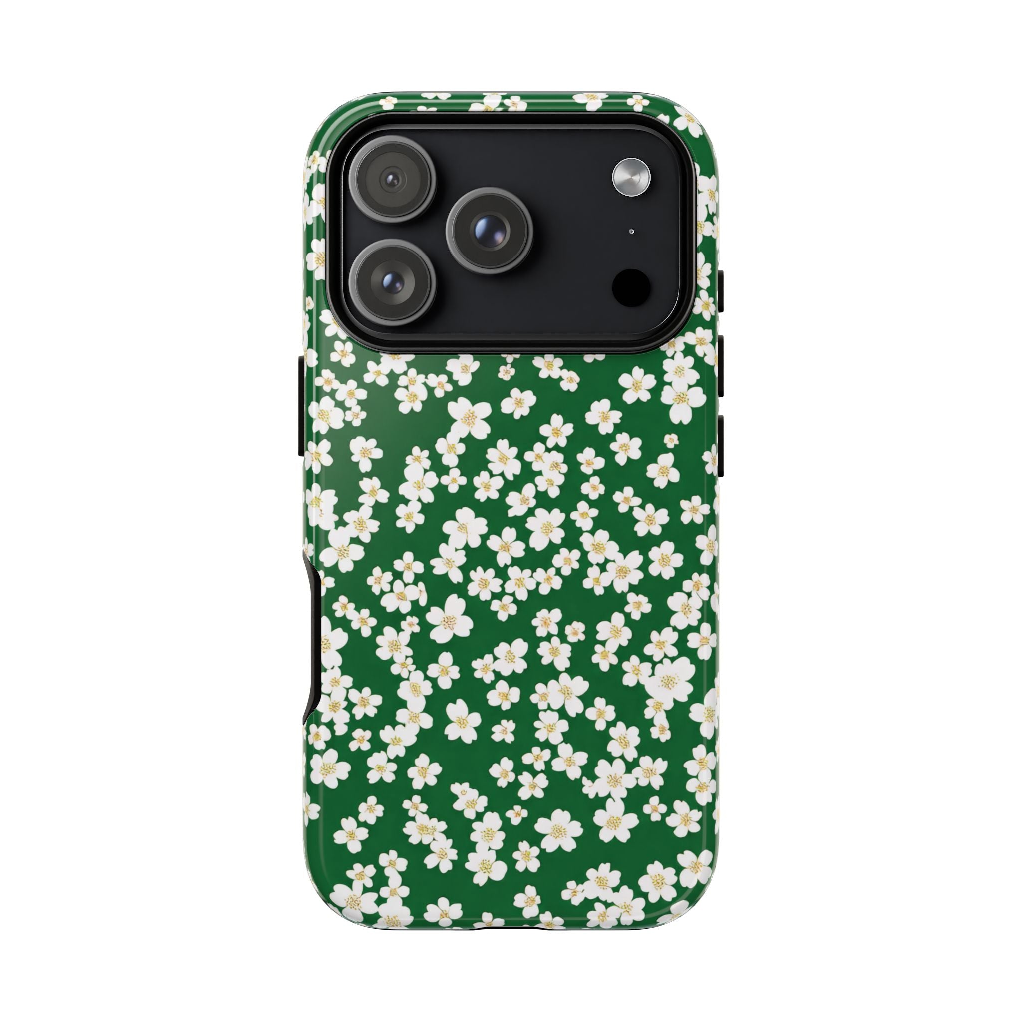 Emerald Bloom iPhone Case
