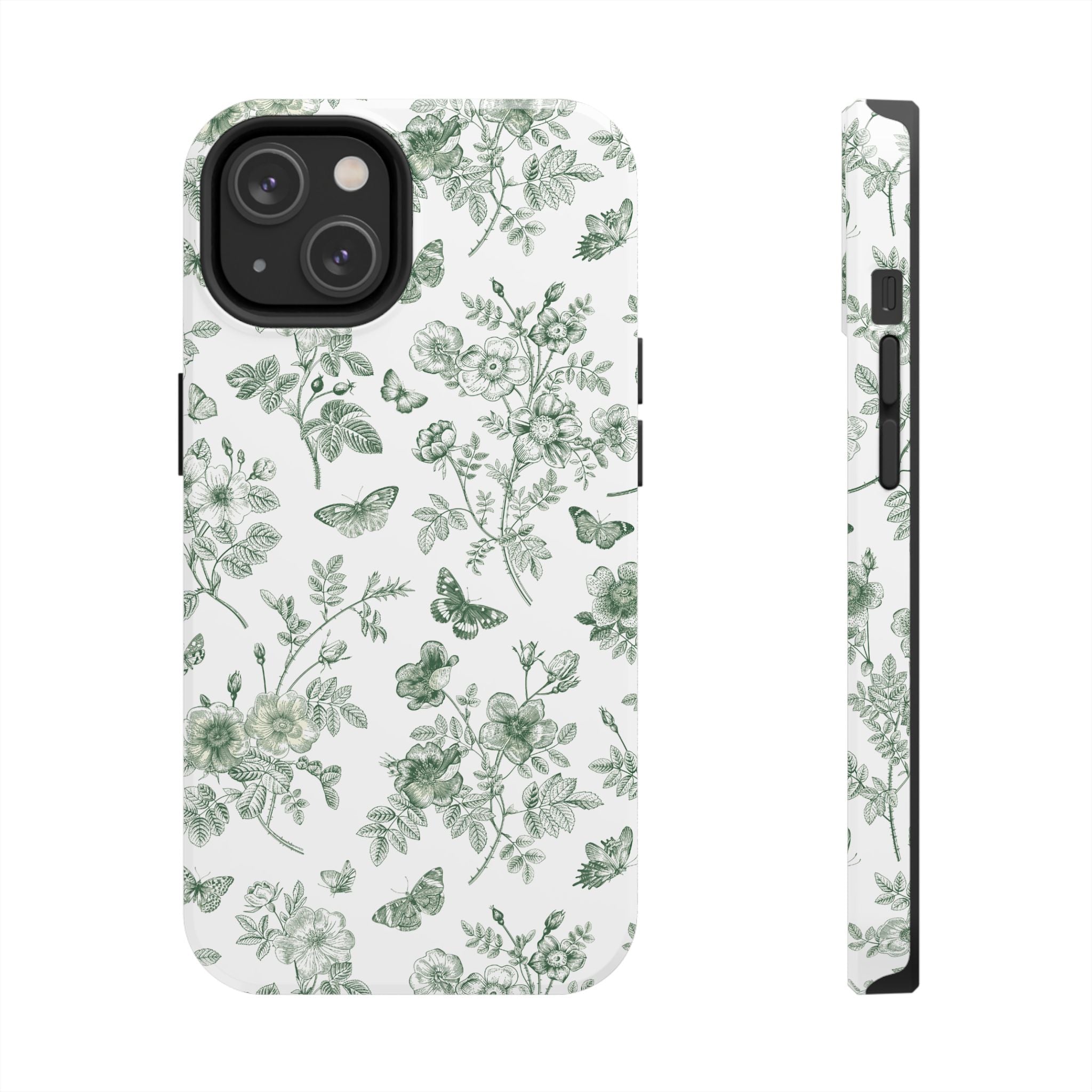 Butterfly Garden Floral iPhone Case