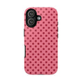 Berry Kiss Polka Dot iPhone Case