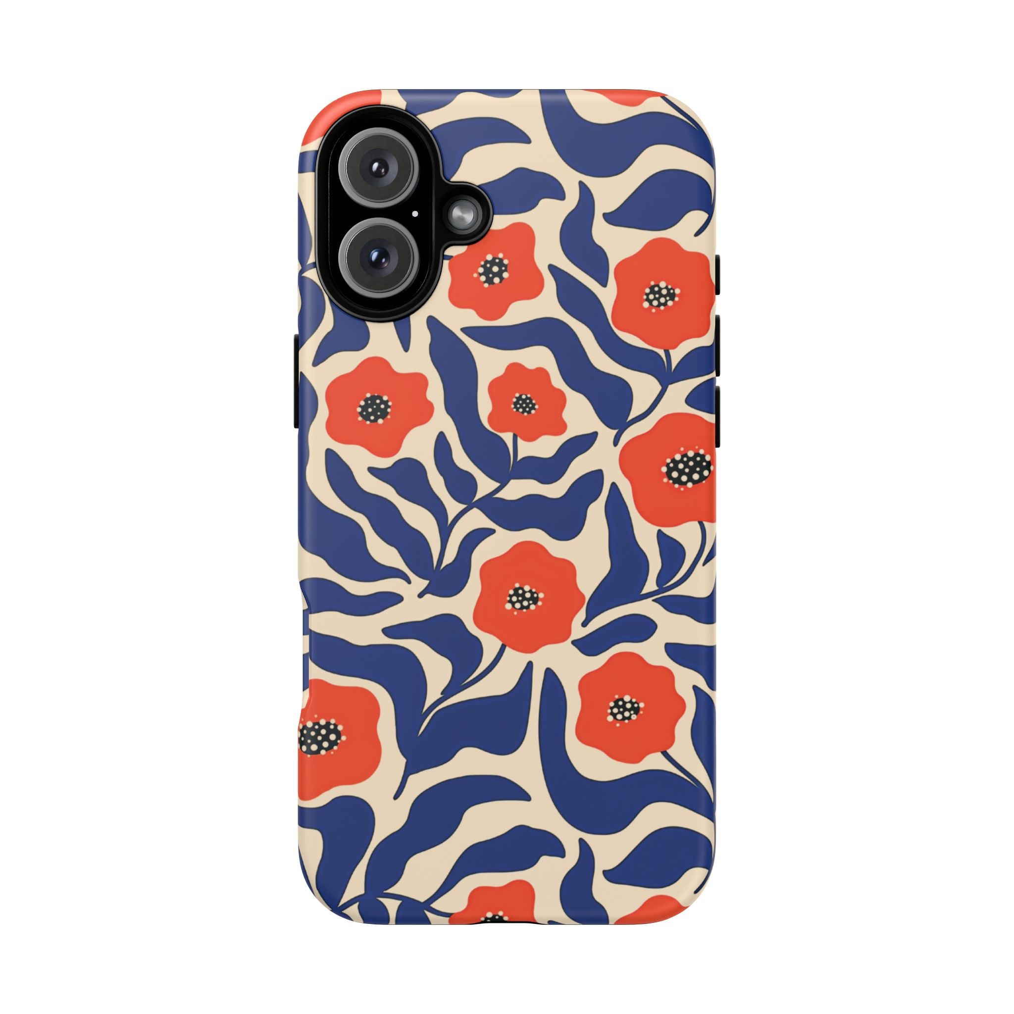 Indigo Poppy Phone Case