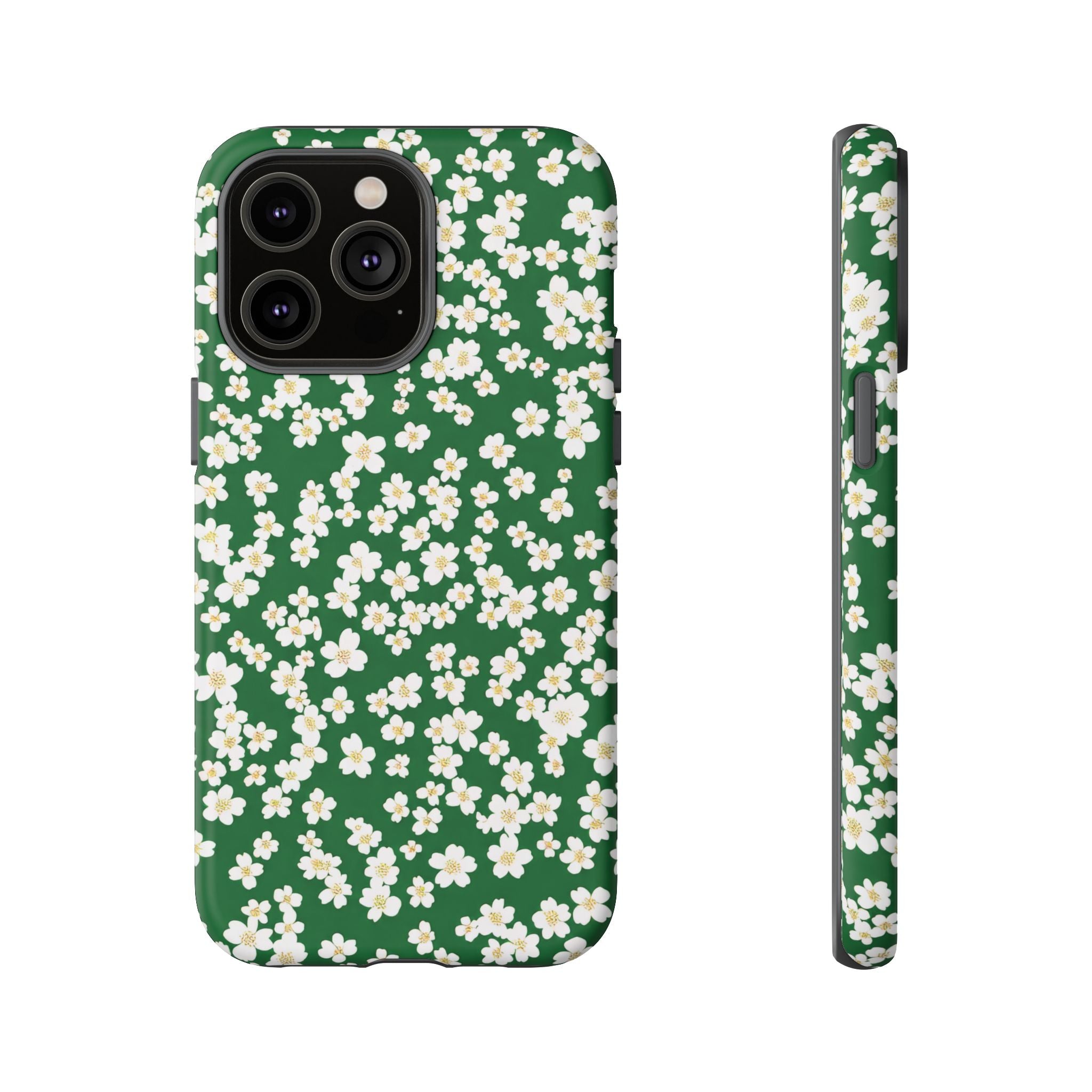 Emerald Bloom iPhone Case