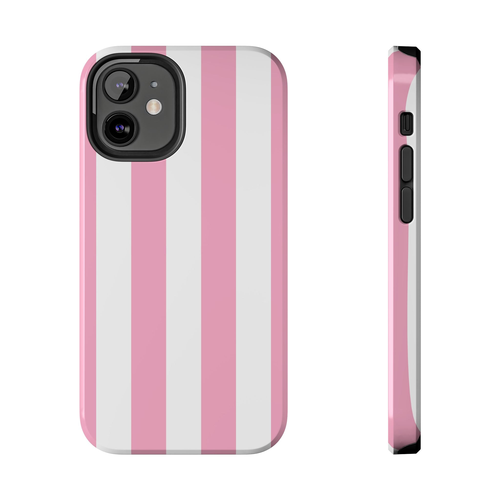 Pink Cabana Stripe iPhone Case
