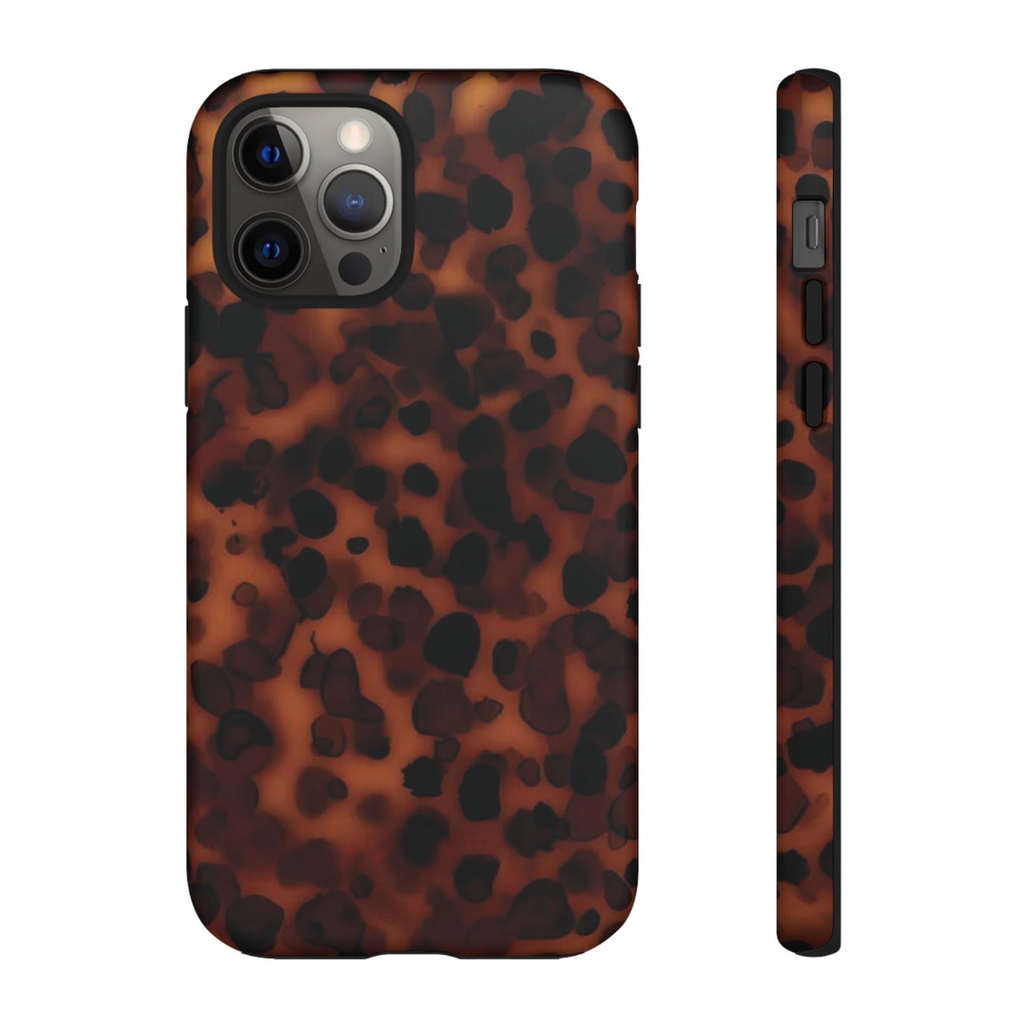 Shell Game | Dark Abstract Tortoise Print Case