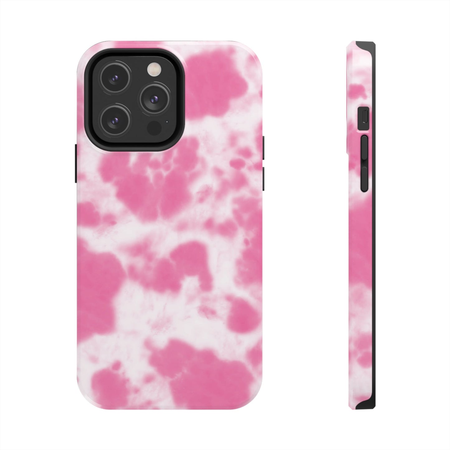 Strawberry Cow | Pink Cow Print iPhone Case