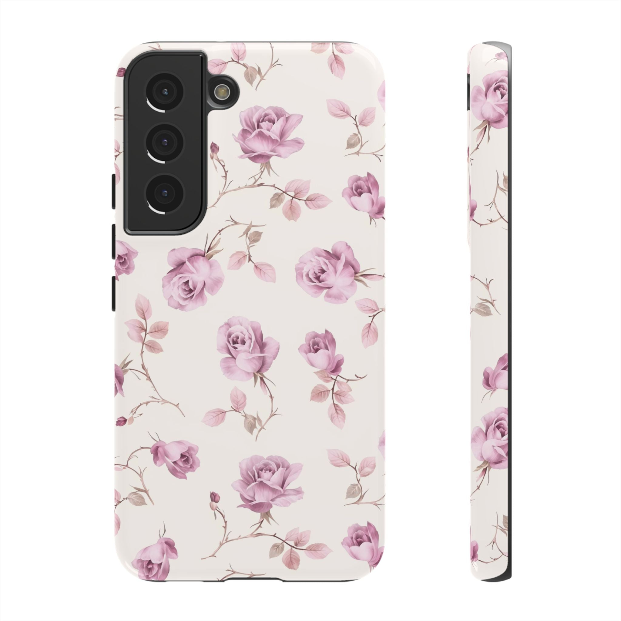 Vintage Rose Coquette Floral Galaxy Case