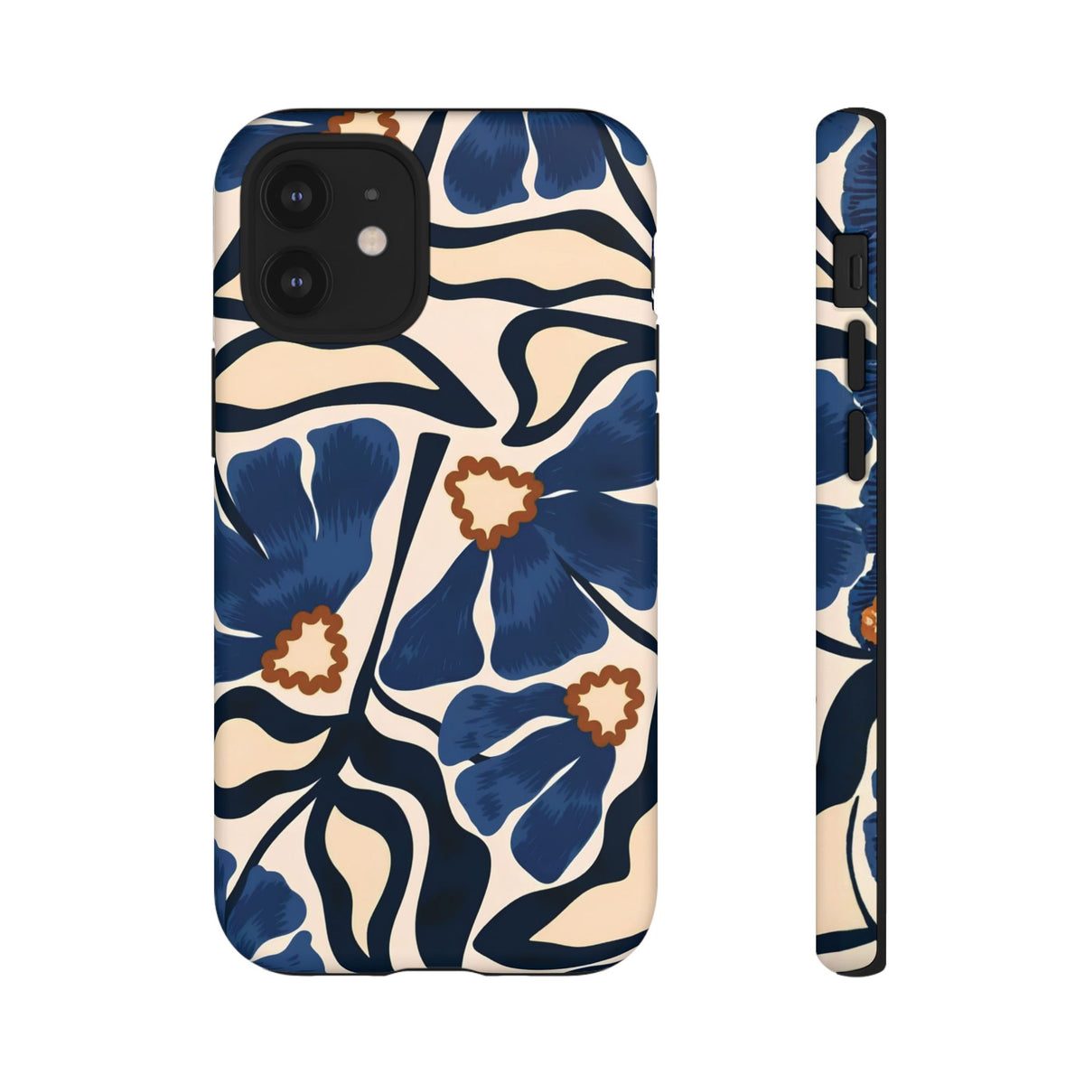 Blue Note | Painted Floral iPhone Case