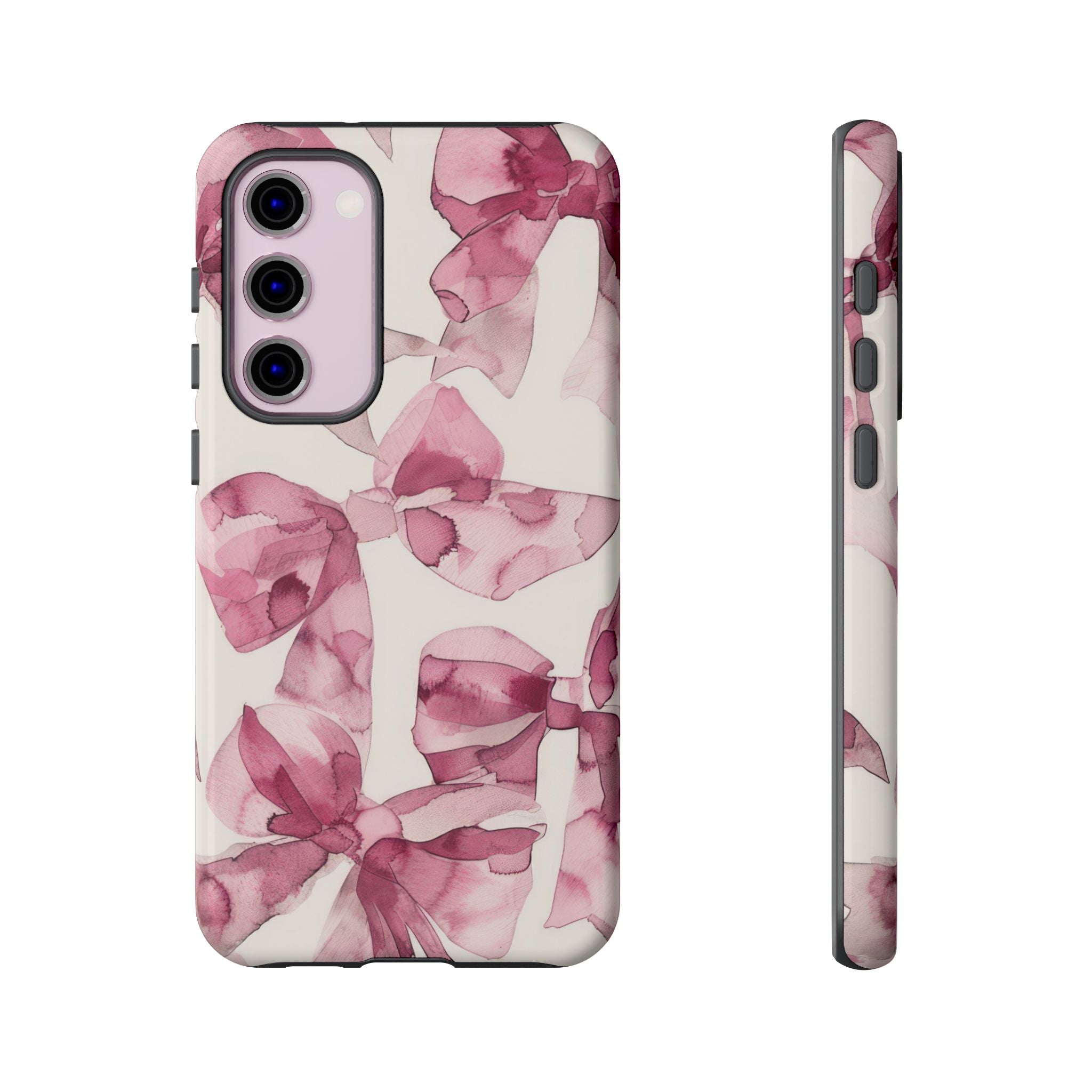 Whimsy Pink Bow Galaxy Case