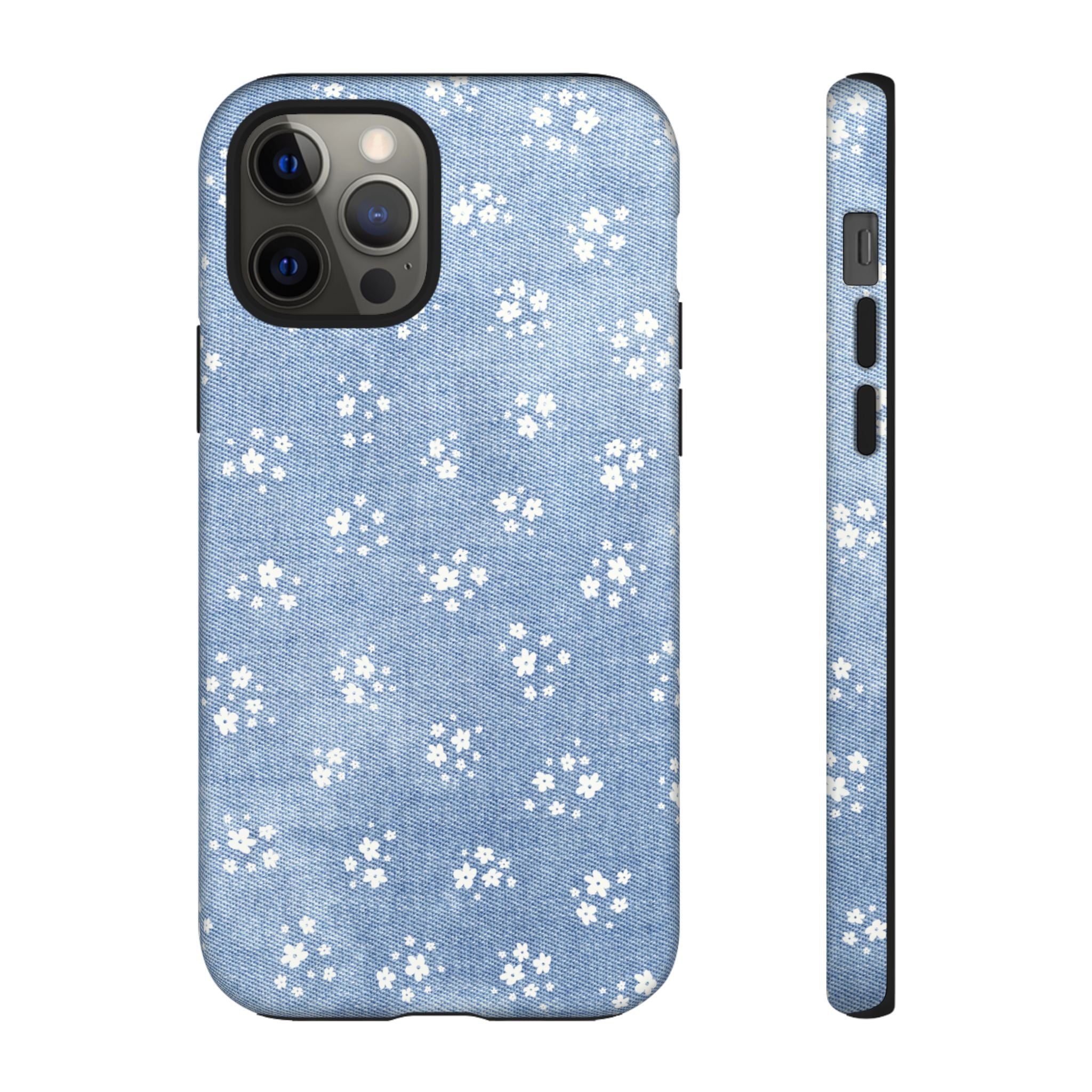 Denim Daisy Phone Case