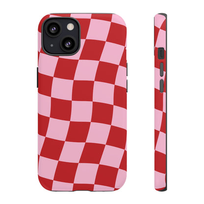 In Check | Wavy Checkerboard Case