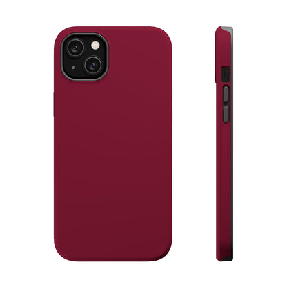 Burgundy Bliss | Satin Finish iPhone Case