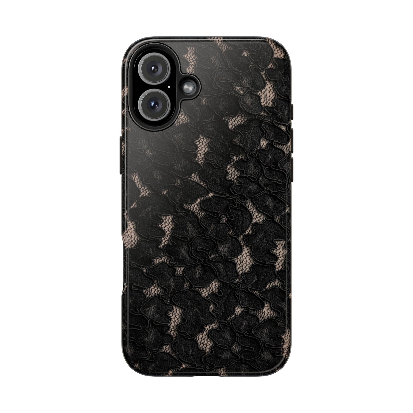 Midnight | Black Lace iPhone Case