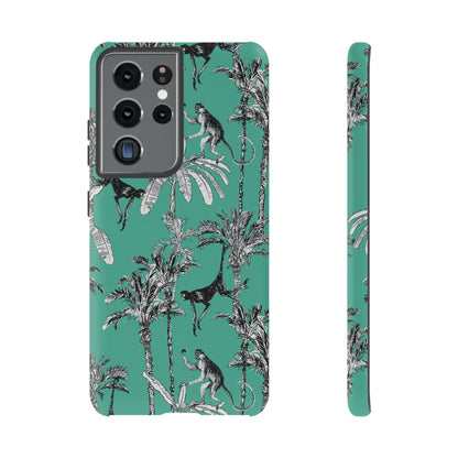 Monkey Business | Retro Tropical Palms Case