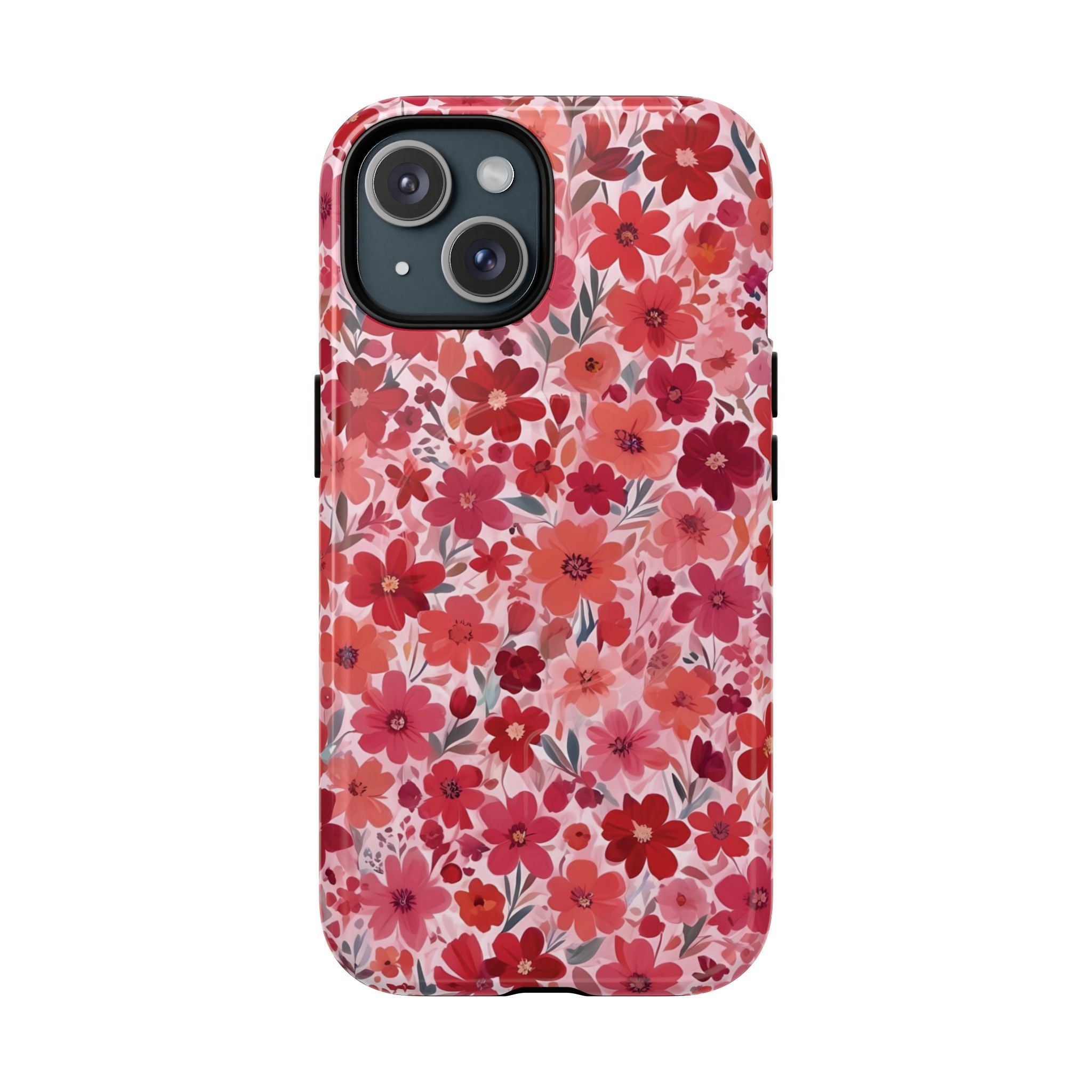 Funda MagSafe con diseño floral Think Pink
