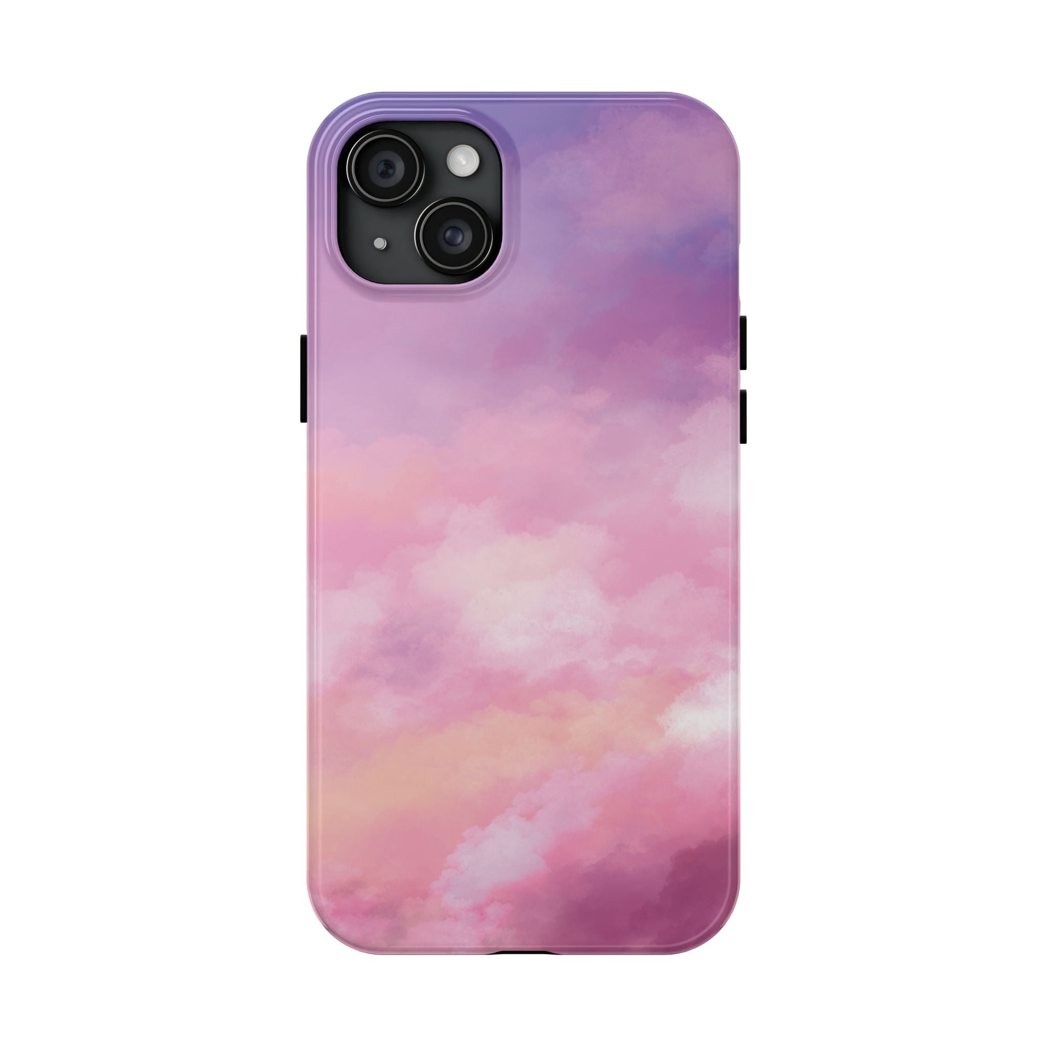 Stormy Purple Abstract iPhone Case