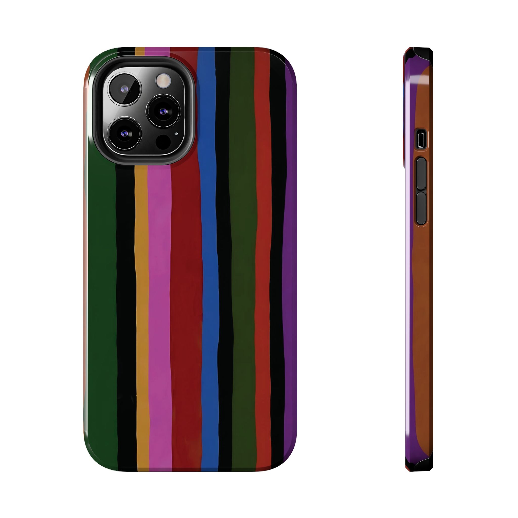 Painted Stripes iPhone Case