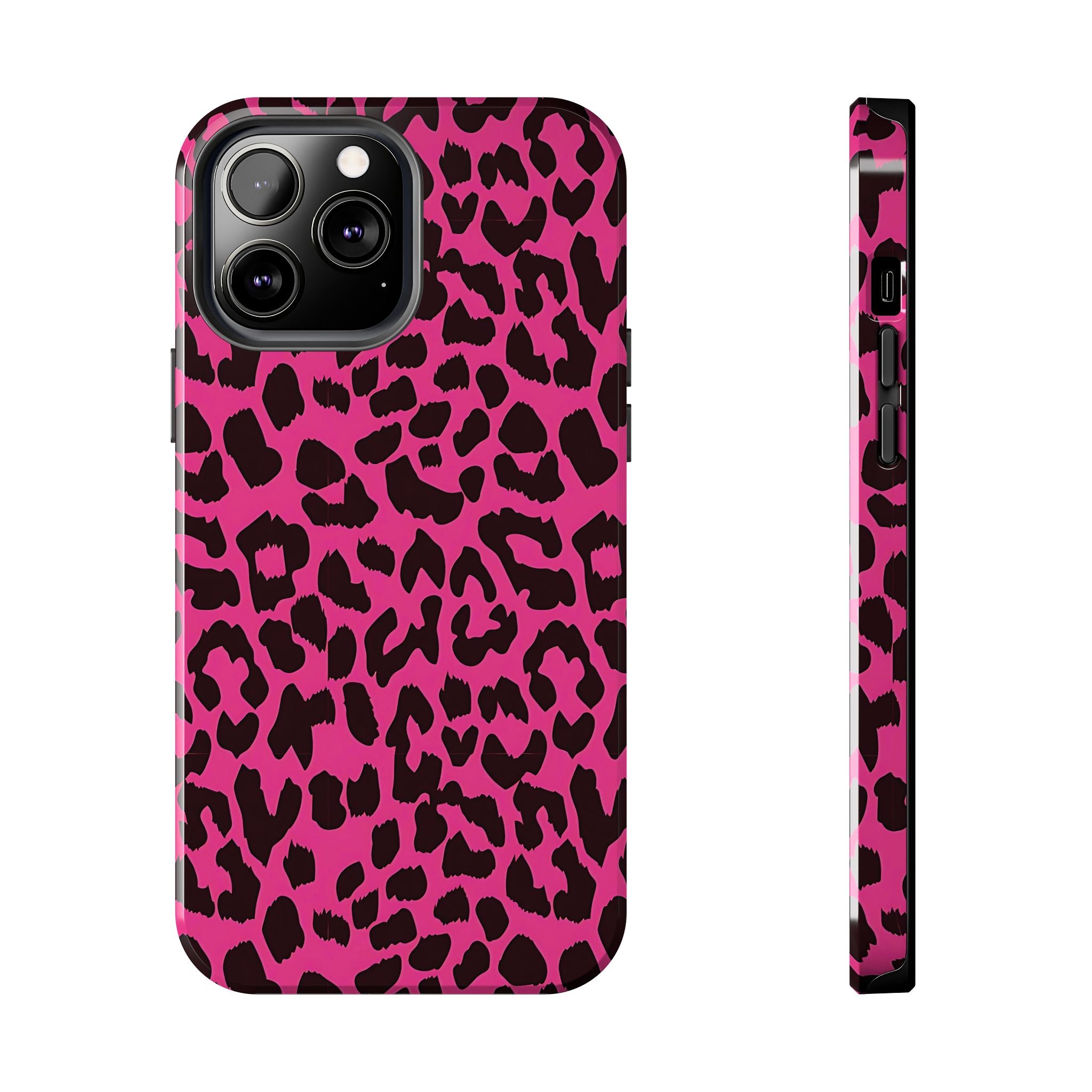 Funda para iPhone con estampado de leopardo rosa | Pasarela