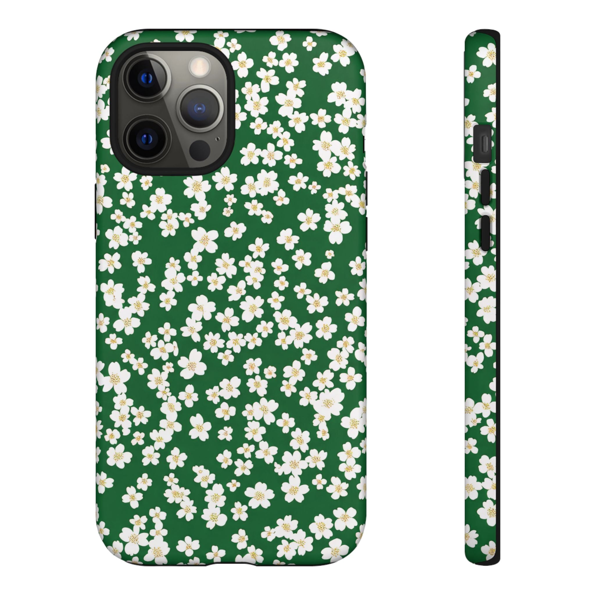 Emerald Bloom iPhone Case