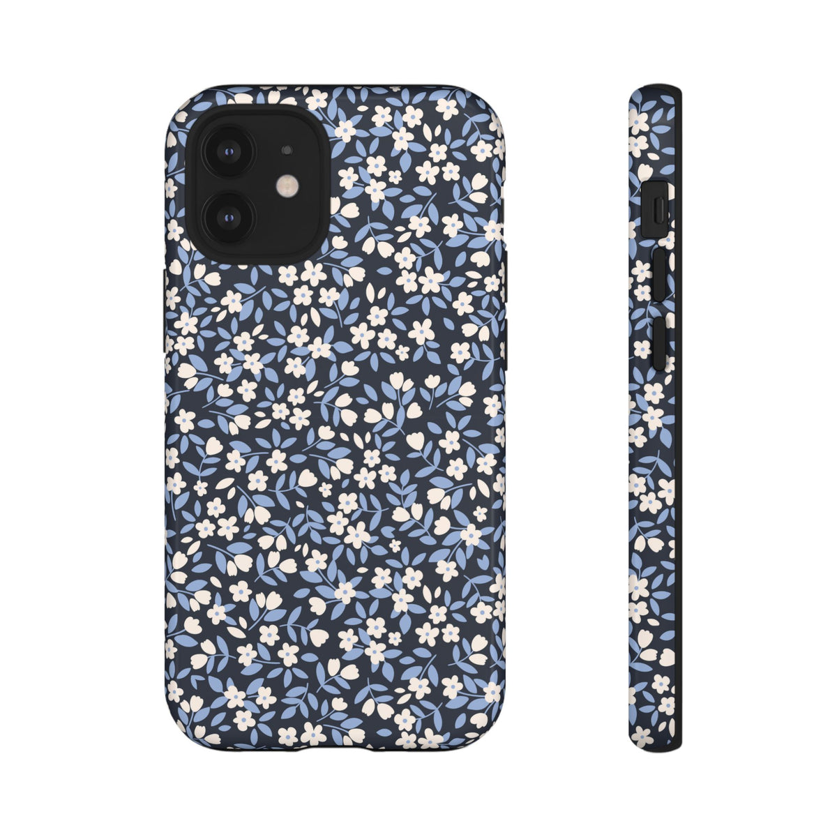 Ditsy Darling | Navy Blue Floral iPhone Case