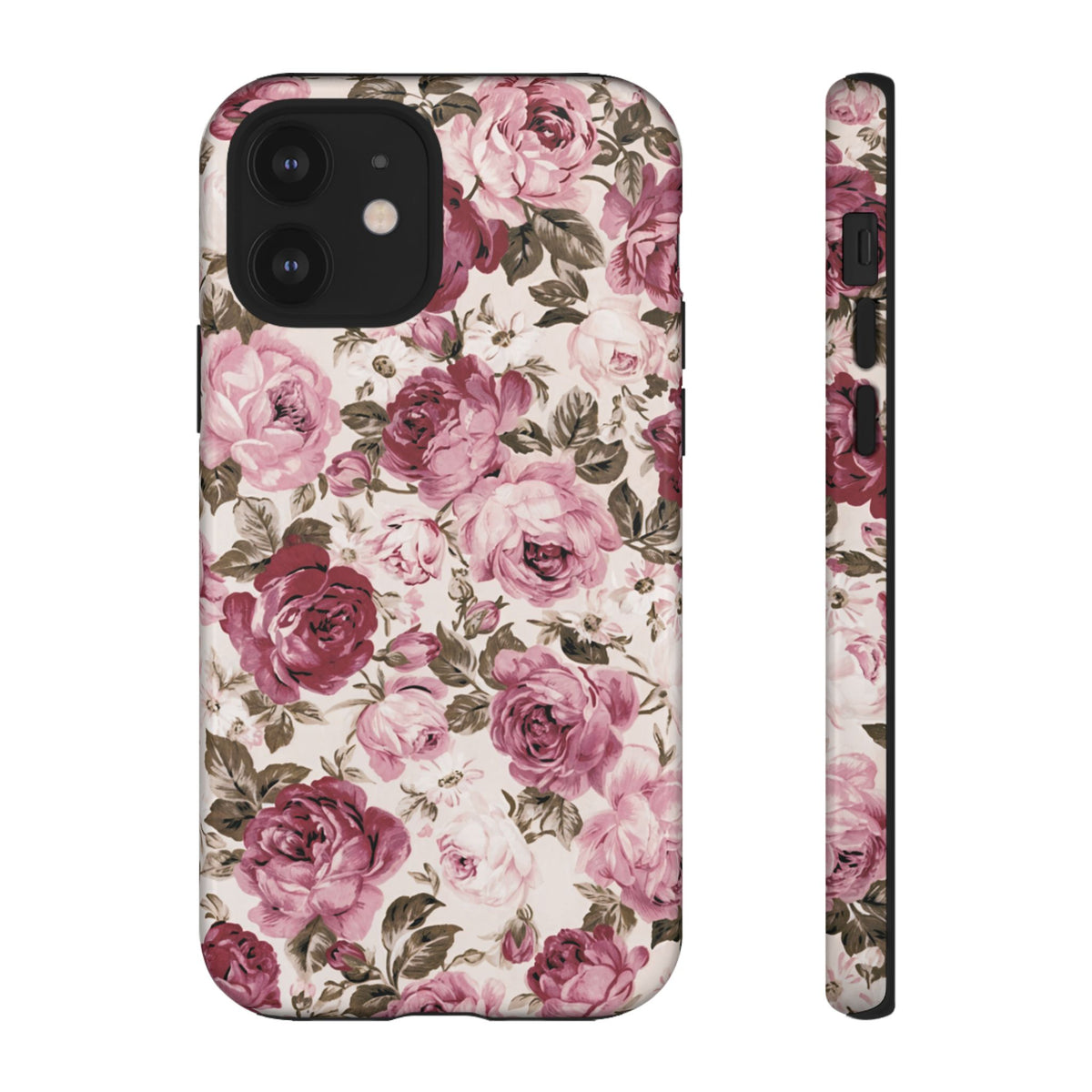 Love Story | Vintage Pink Rose Floral iPhone Case