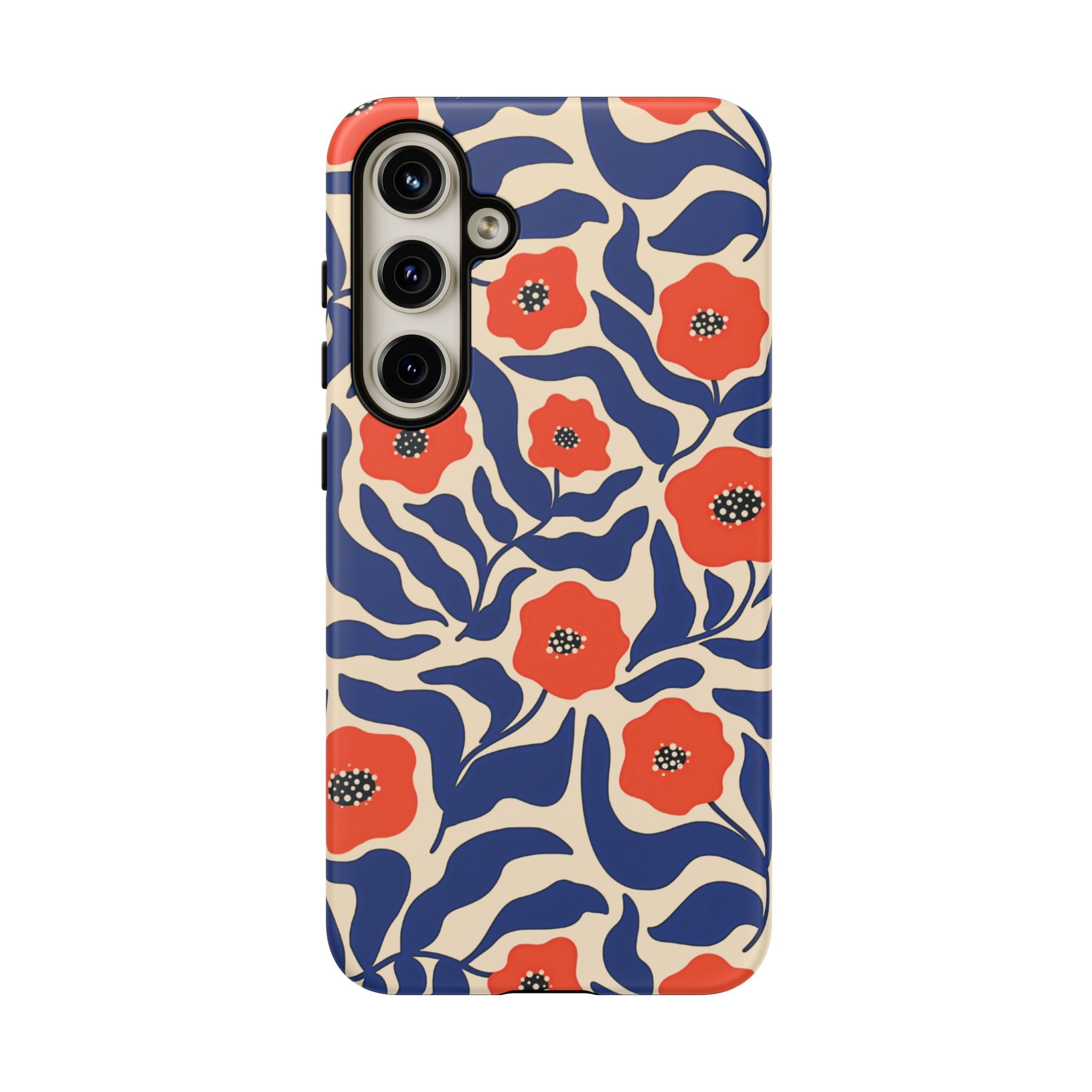 Indigo Poppy Phone Case