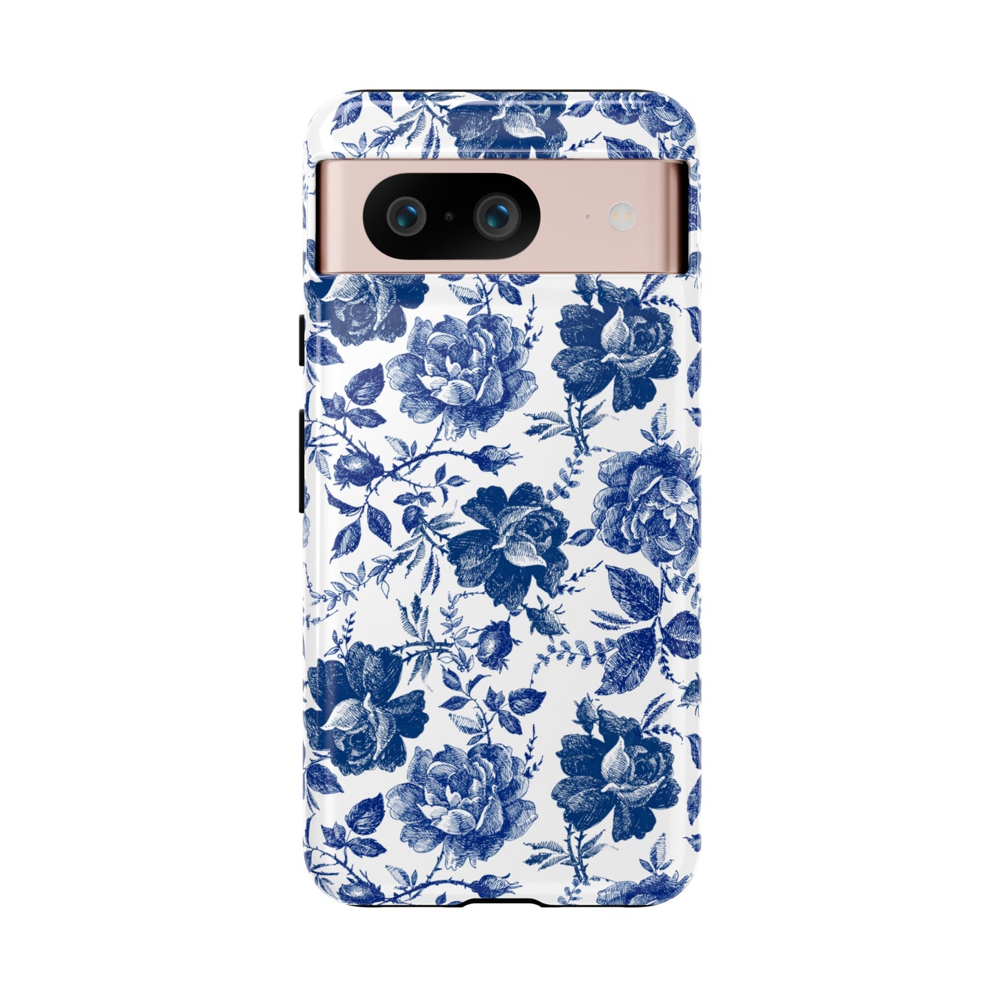 Indigo Rose | Blue Floral Case