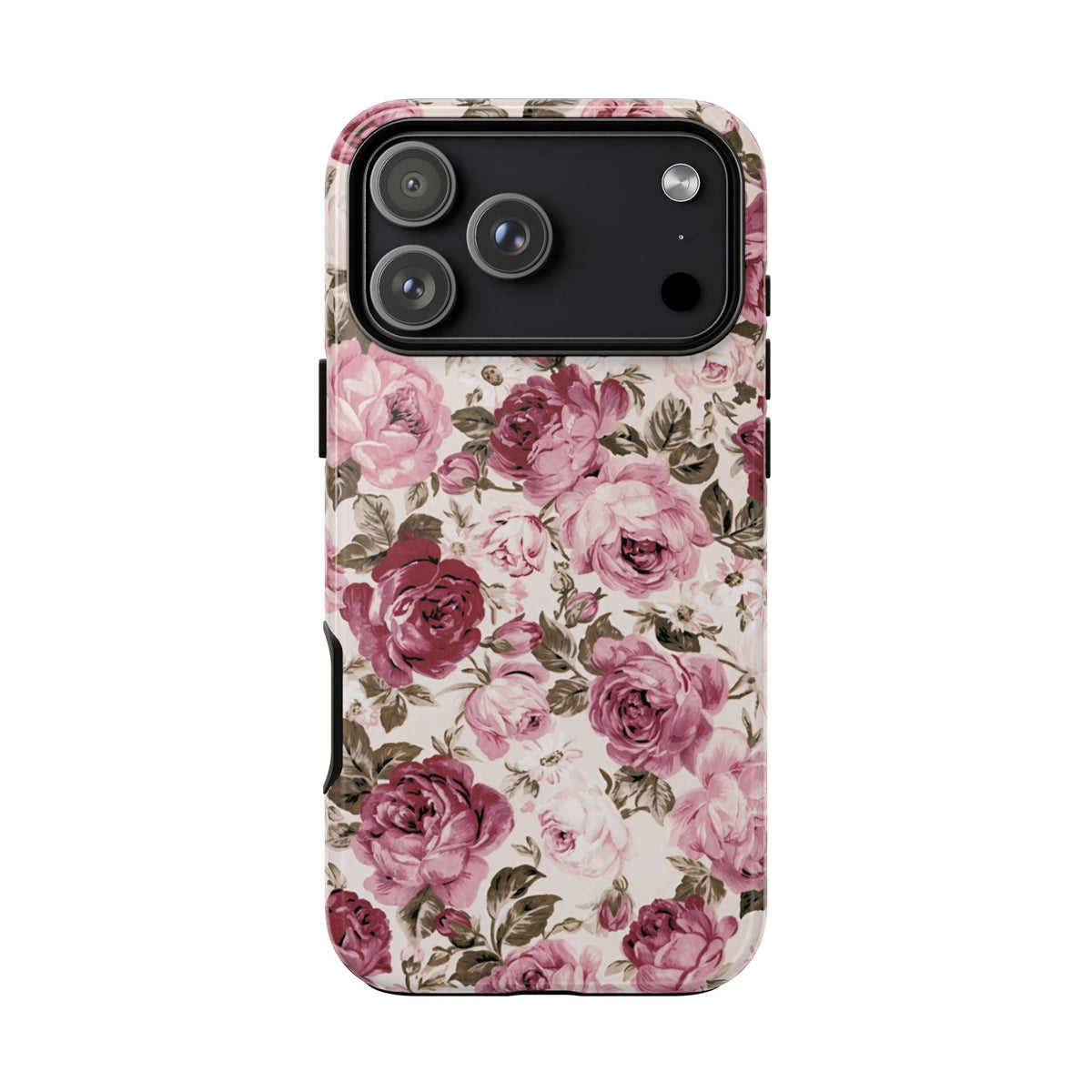 Love Story | Vintage Pink Rose Floral iPhone Case