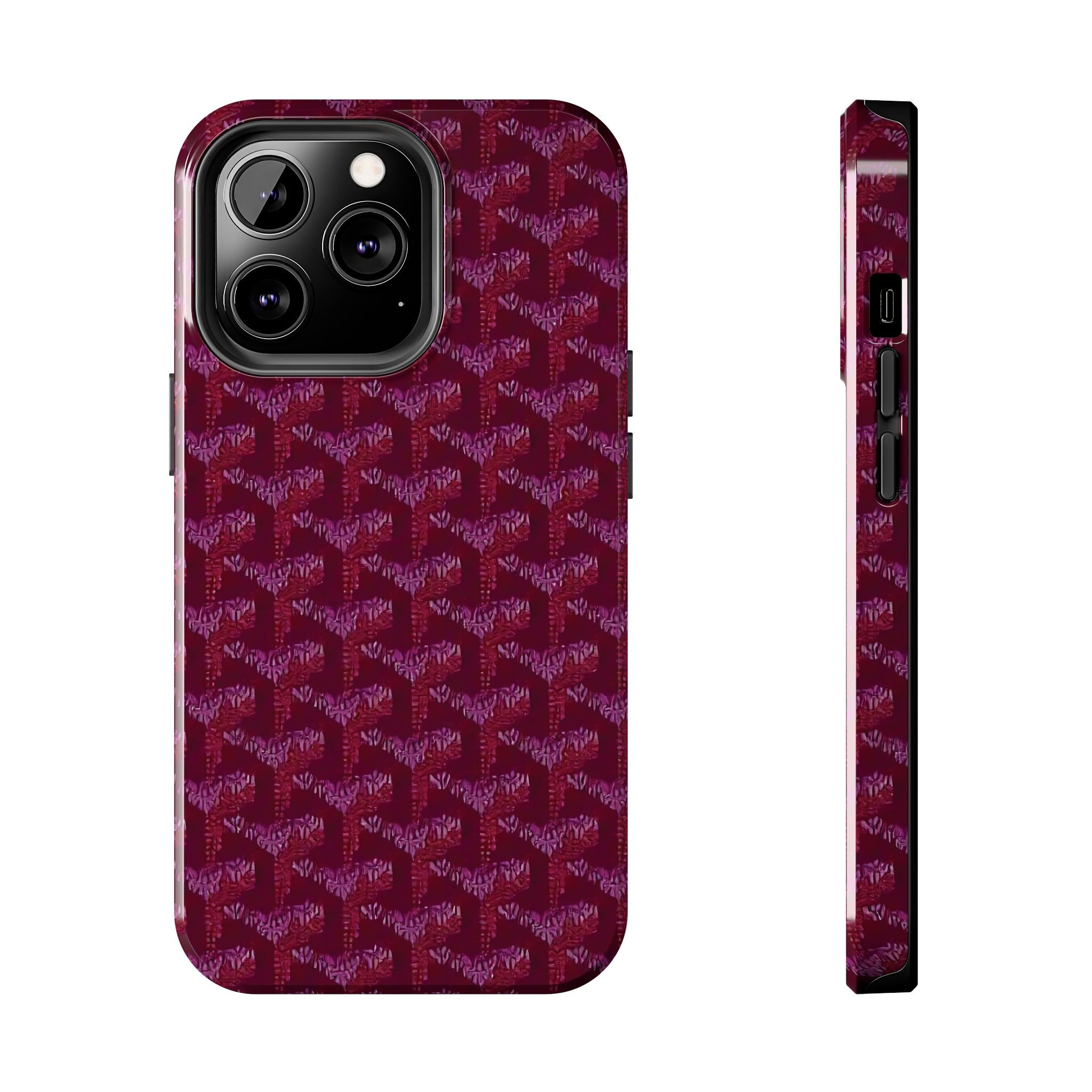 Designer Weave Purple iPhone Case