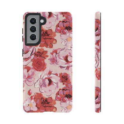 Charmed | Pink Painted Roses Case