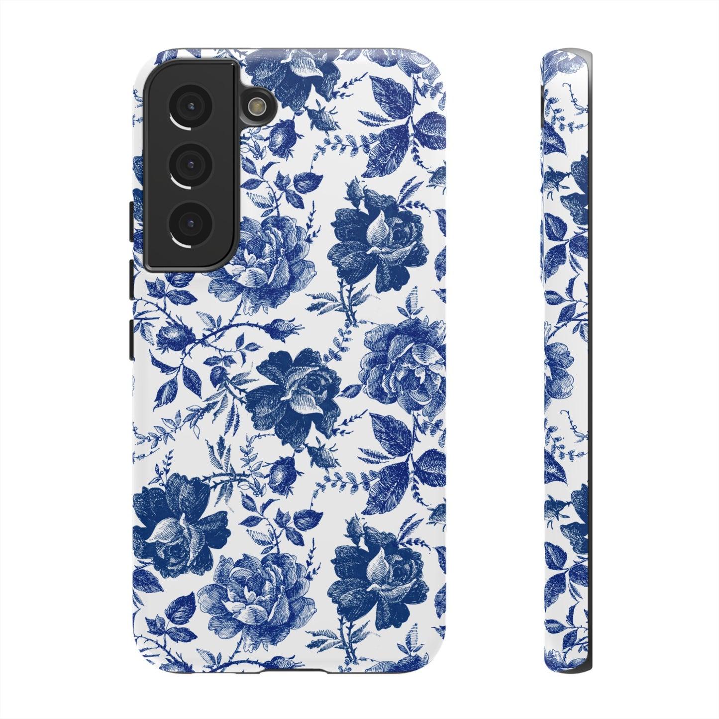 Indigo Rose | Blue Floral Case